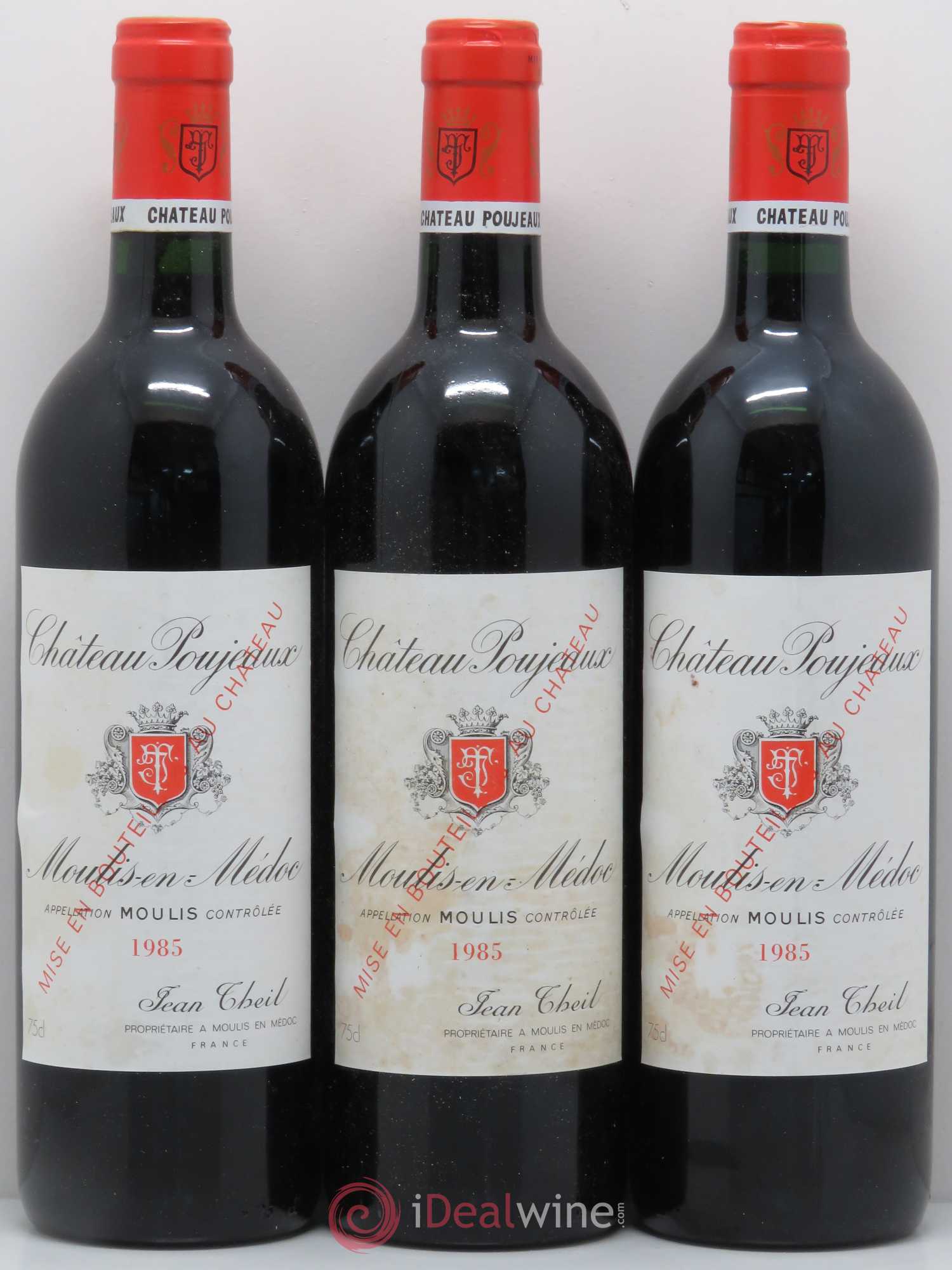 Château Poujeaux 1985 - Lot de 12 bouteilles - 1