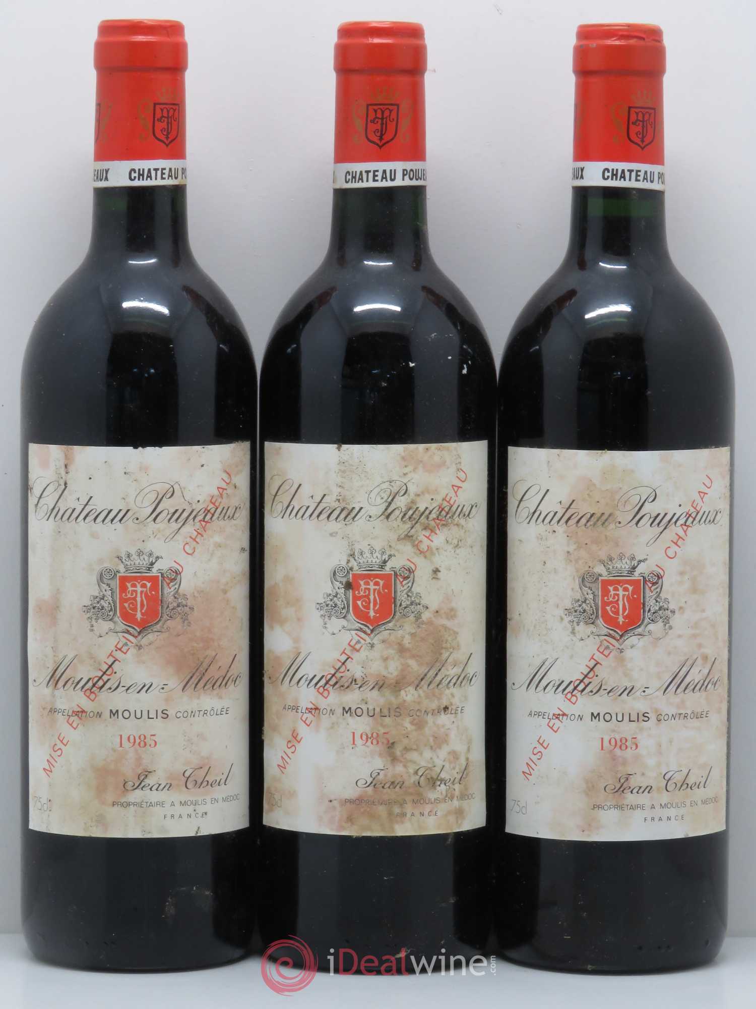Château Poujeaux 1985 - Lot de 6 bouteilles - 1