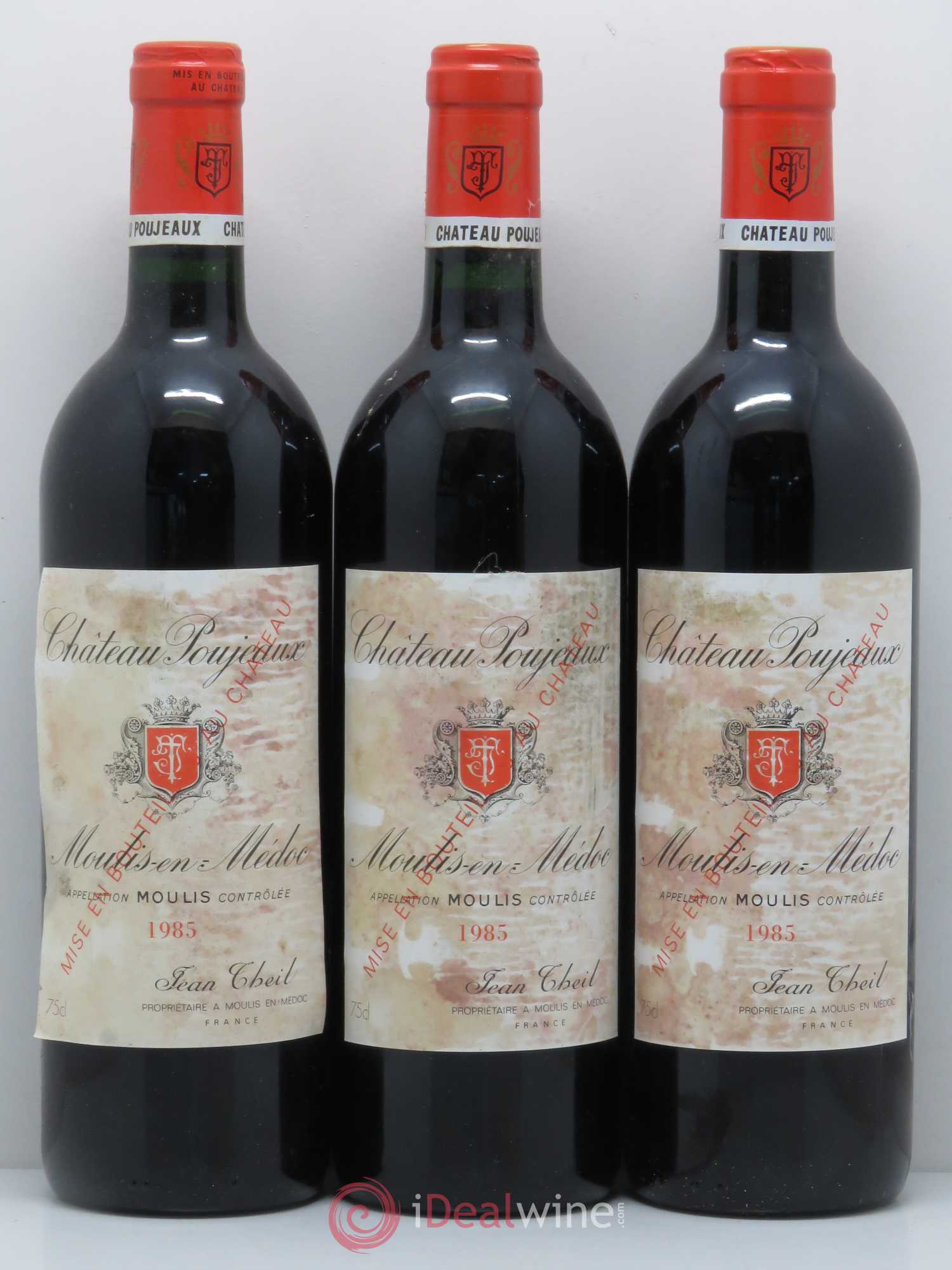 Château Poujeaux 1985 - Lot de 6 bouteilles - 1