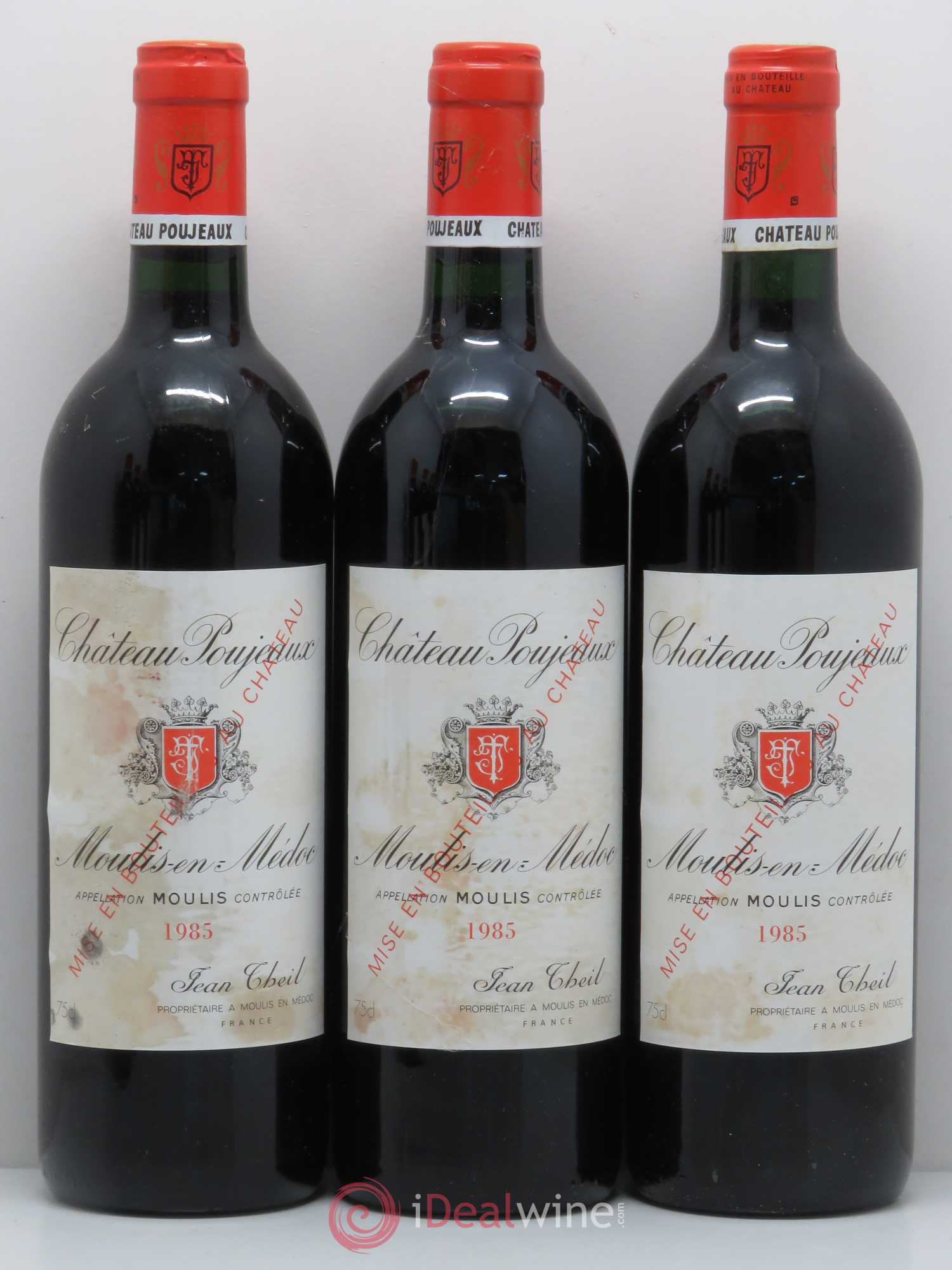 Château Poujeaux 1985 - Lot de 6 bouteilles - 2