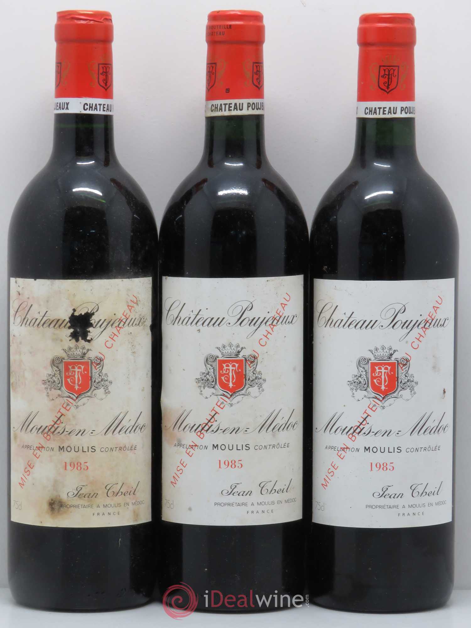 Château Poujeaux 1985 - Lot de 6 bouteilles - 1