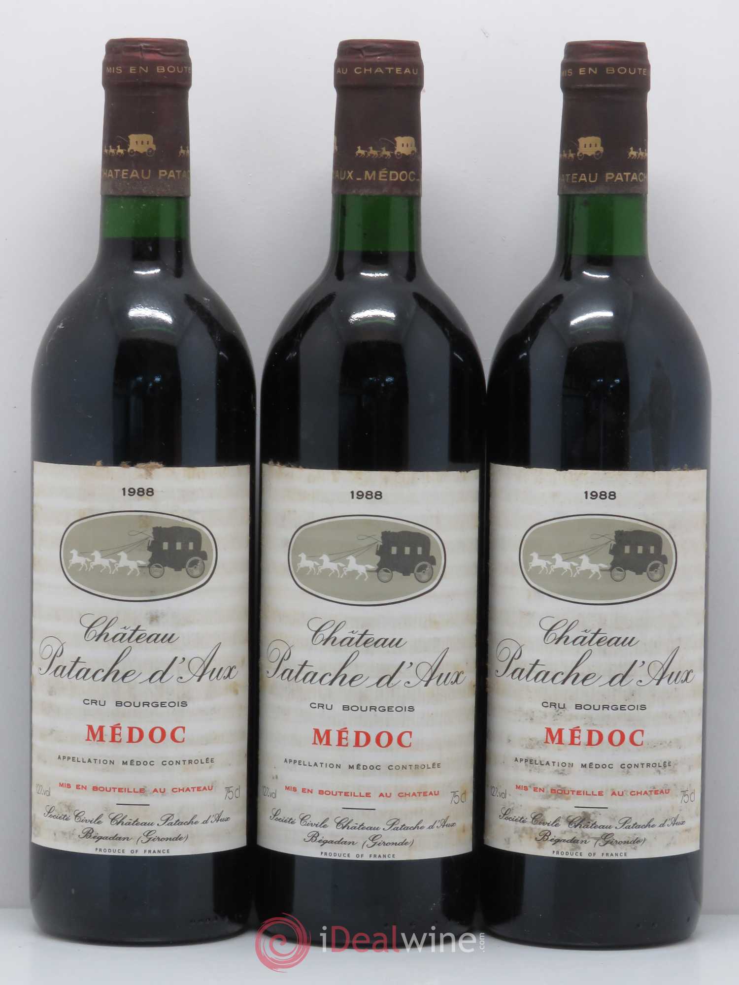 Château Patache d'Aux Cru Bourgeois 1988 - Lot de 6 bouteilles - 2