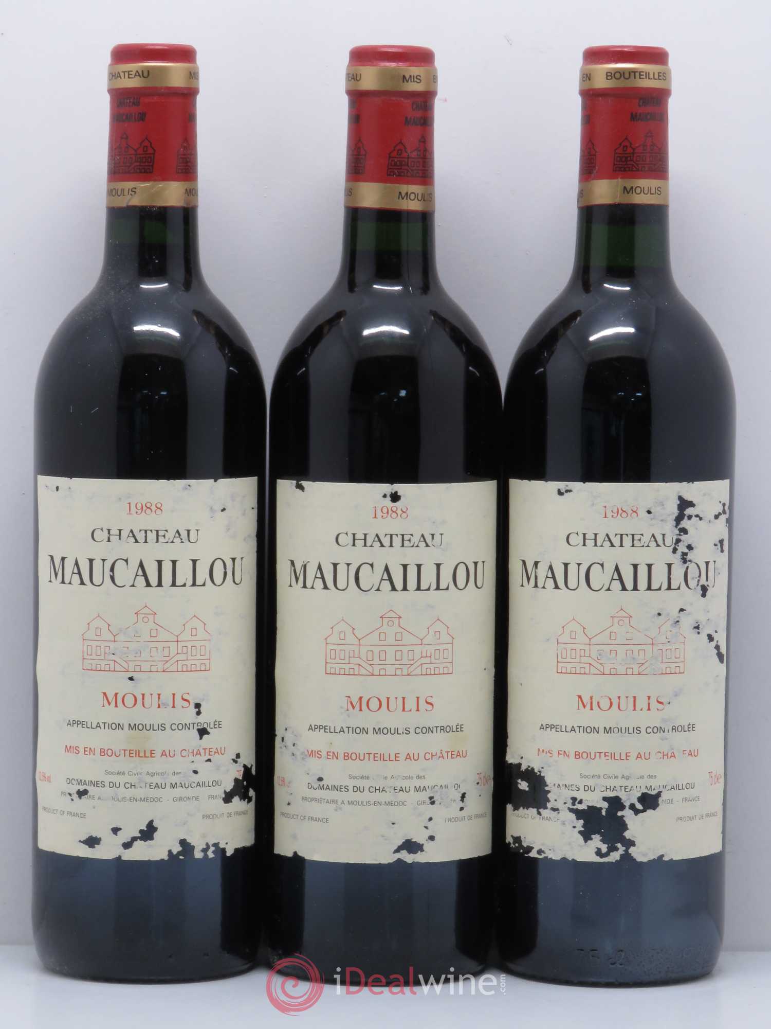 Château Maucaillou 1988 - Lot de 12 bouteilles - 2