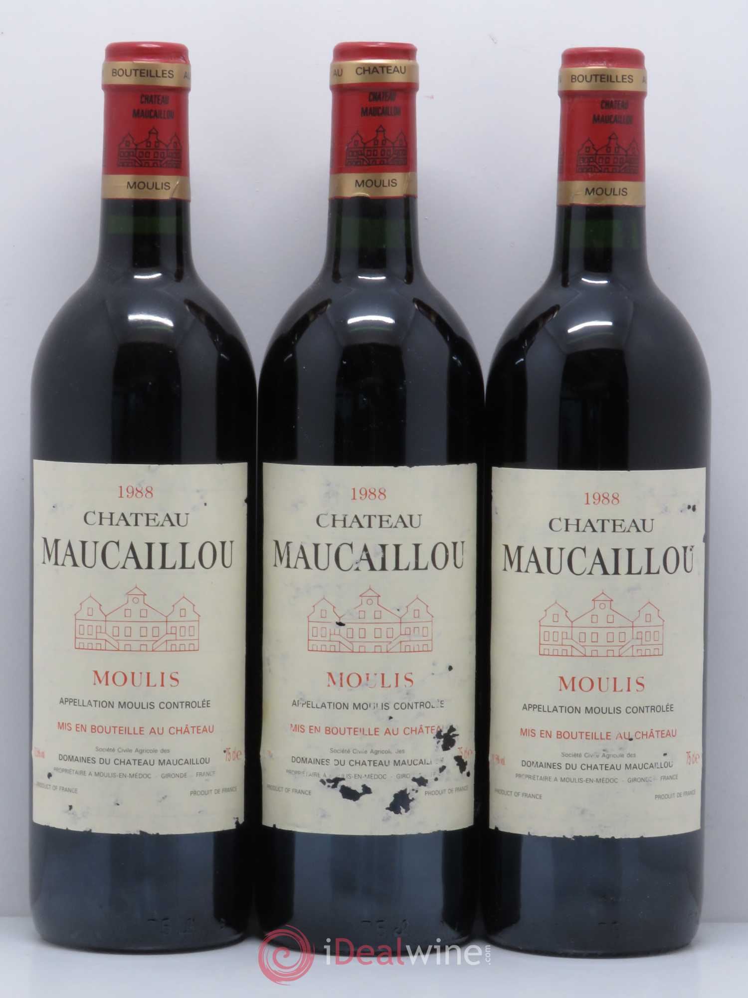 Château Maucaillou 1988 - Lot de 12 bouteilles - 3