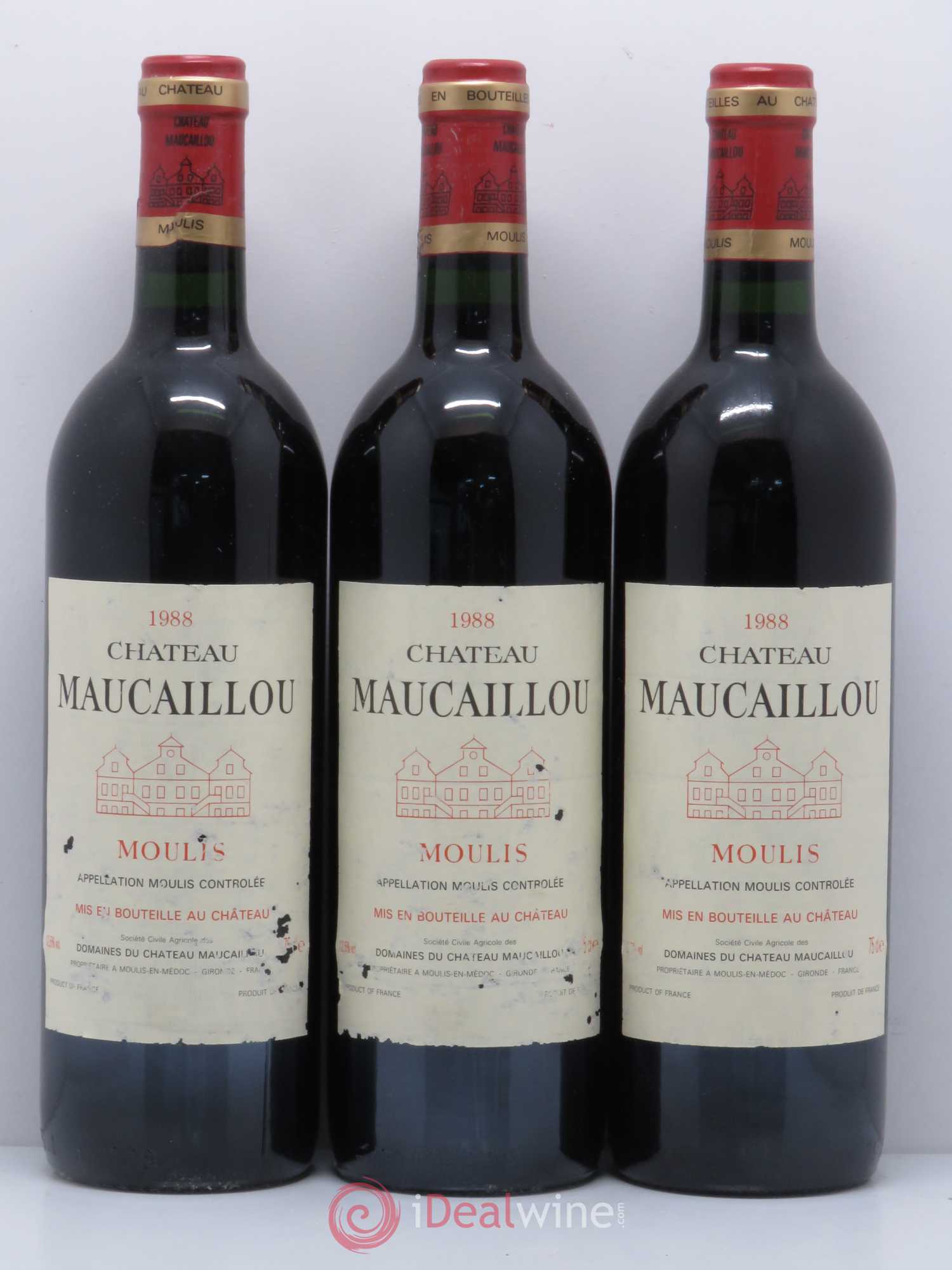 Château Maucaillou 1988 - Lot de 12 bouteilles - 4