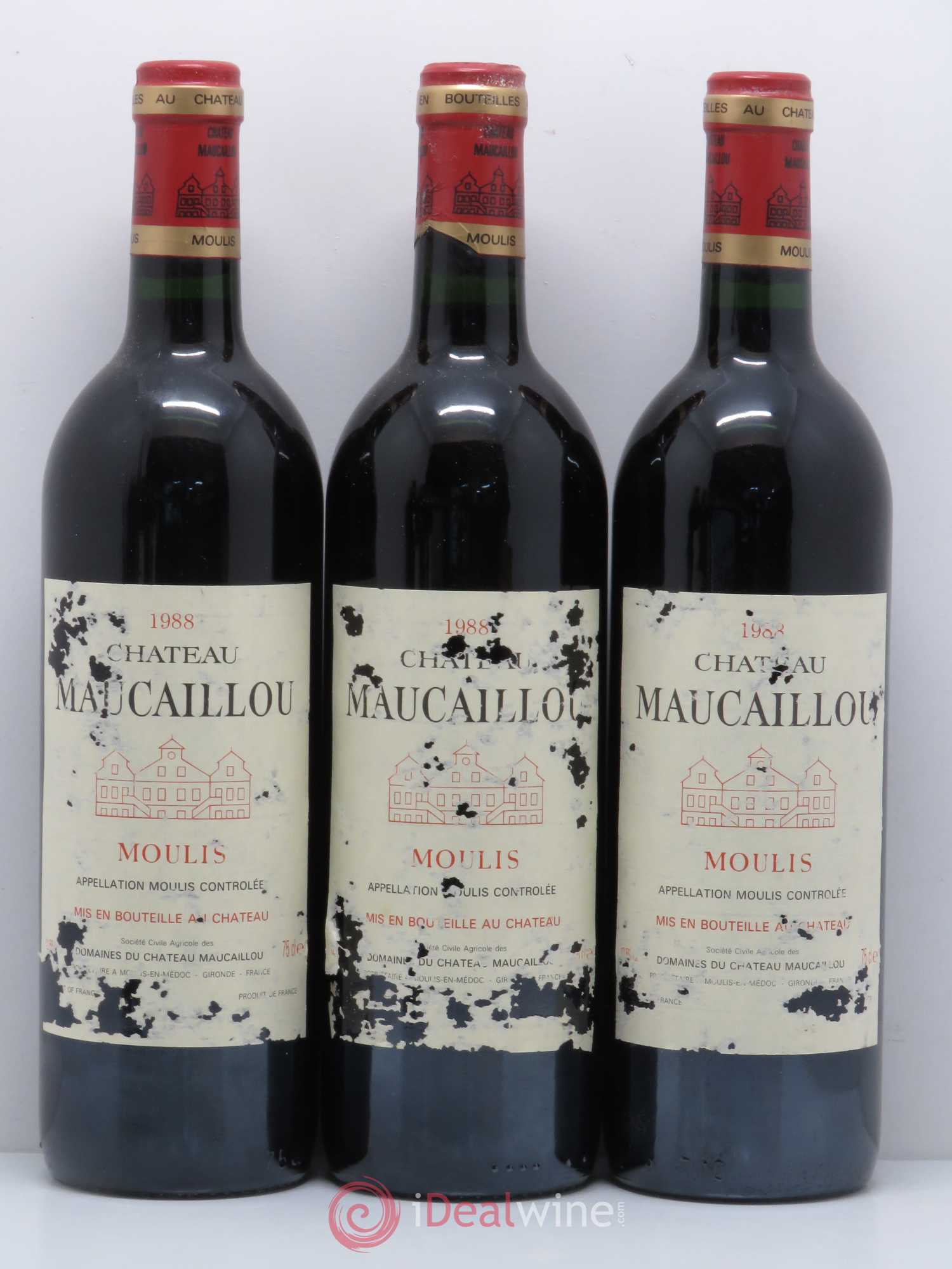Château Maucaillou 1988 - Lot de 12 bouteilles - 3
