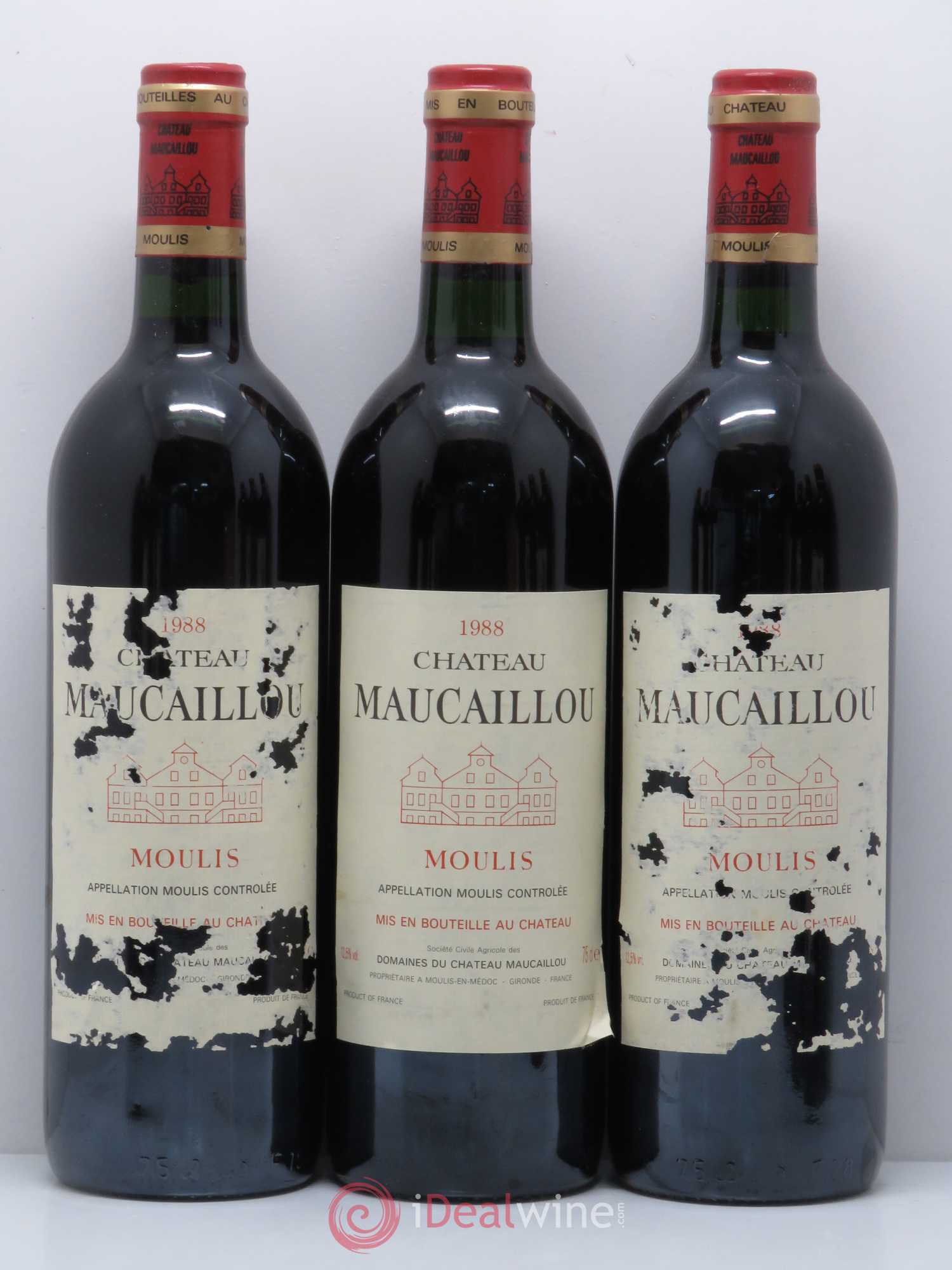 Château Maucaillou 1988 - Lot de 12 bouteilles - 4
