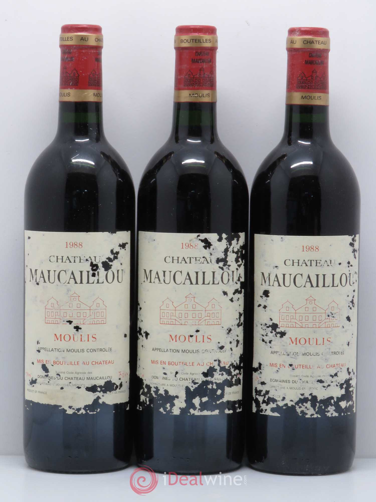 Château Maucaillou 1988 - Lot de 6 bouteilles - 2