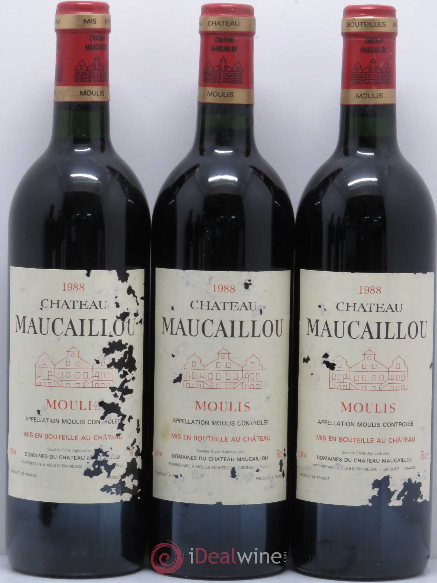 Château Maucaillou 1988 - Lot de 6 bouteilles - 2
