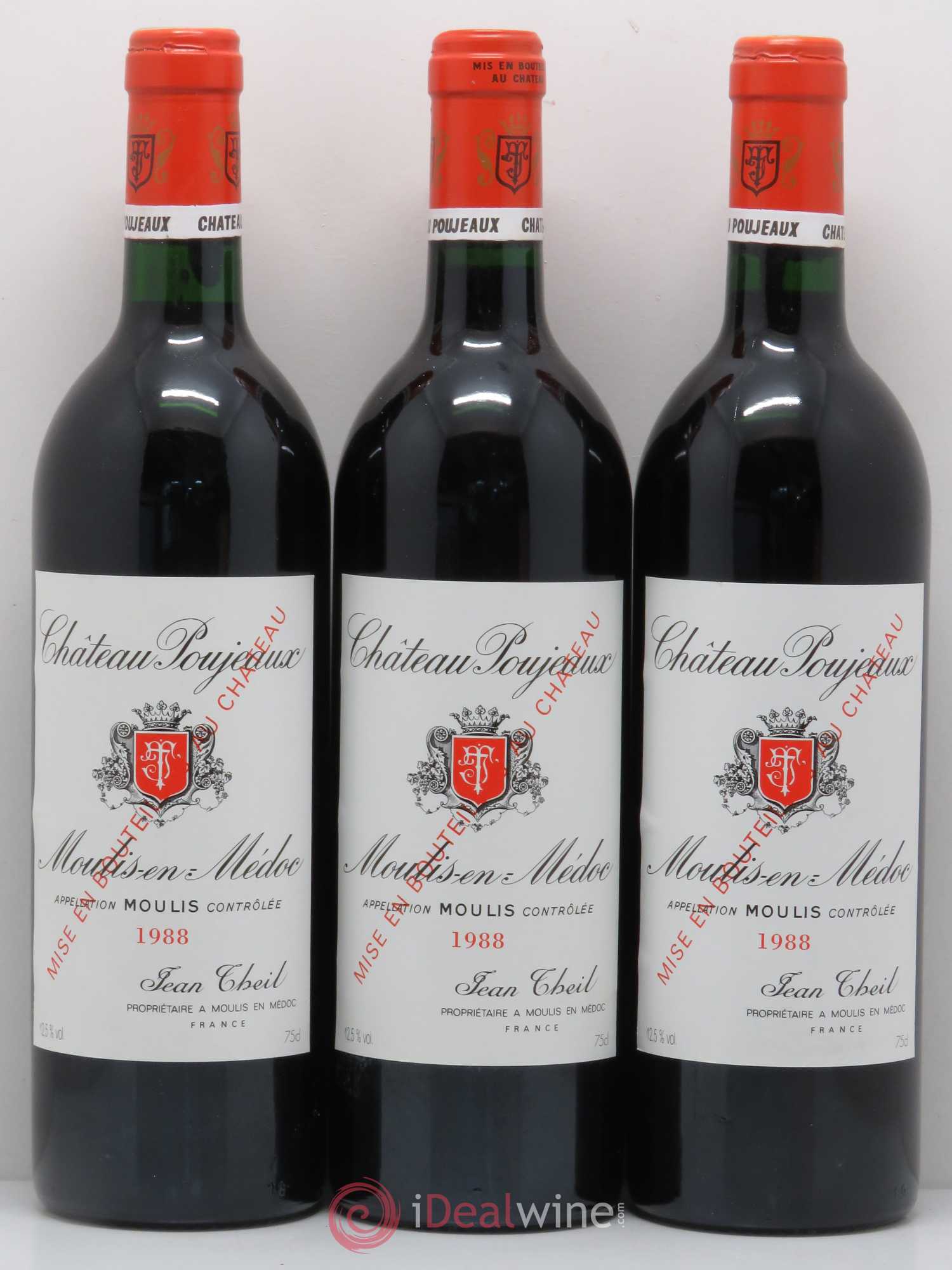 Château Poujeaux 1988 - Lot de 12 bouteilles - 4