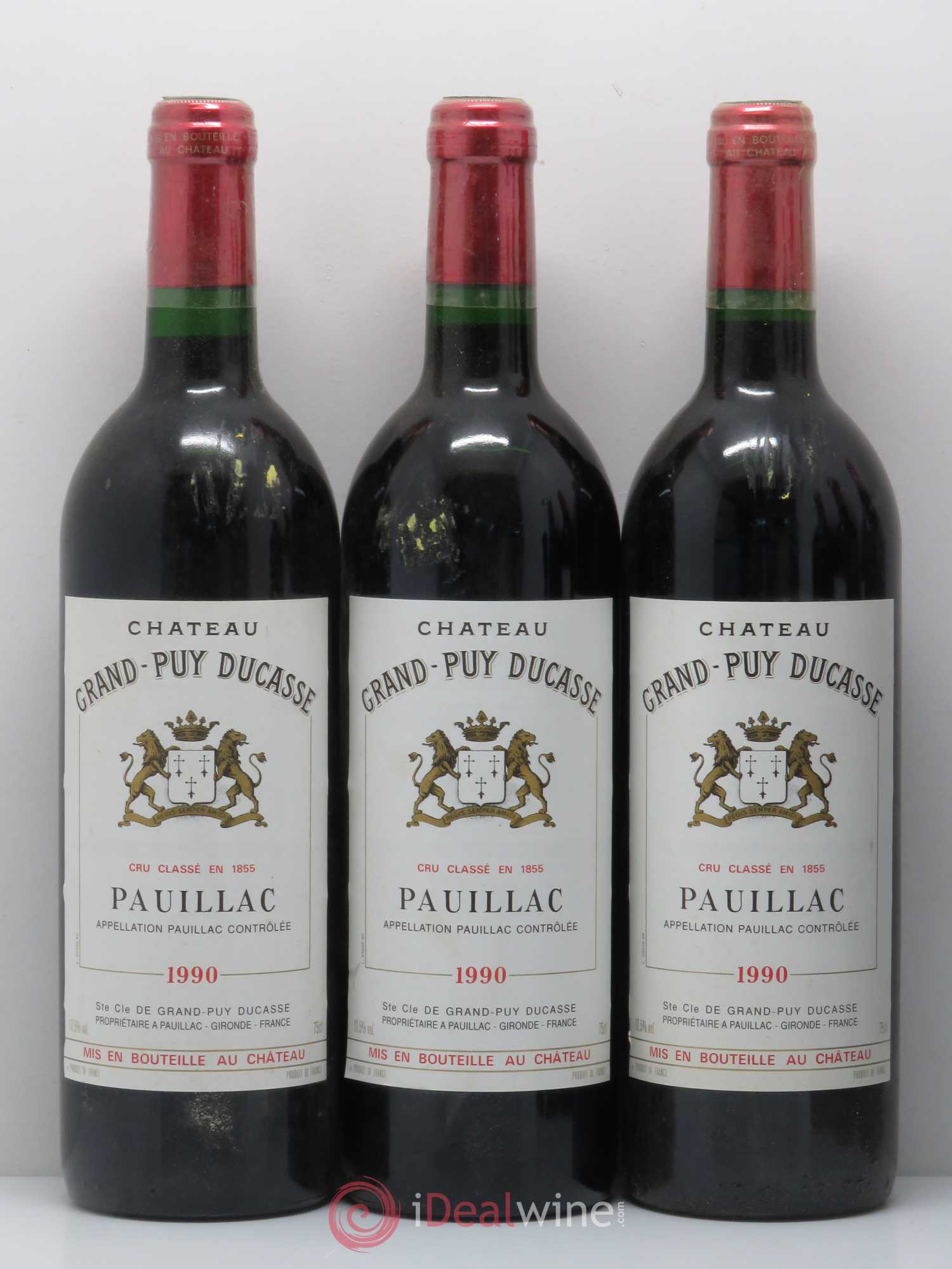 Château Grand Puy Ducasse 5ème Grand Cru Classé 1990 - Lot de 12 bouteilles - 3