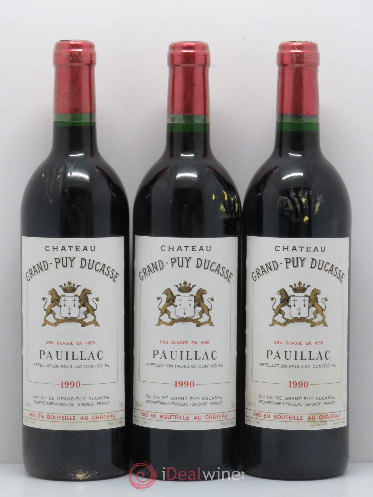 Château Grand Puy Ducasse 5ème Grand Cru Classé 1990 - Lot de 12 bouteilles - 4