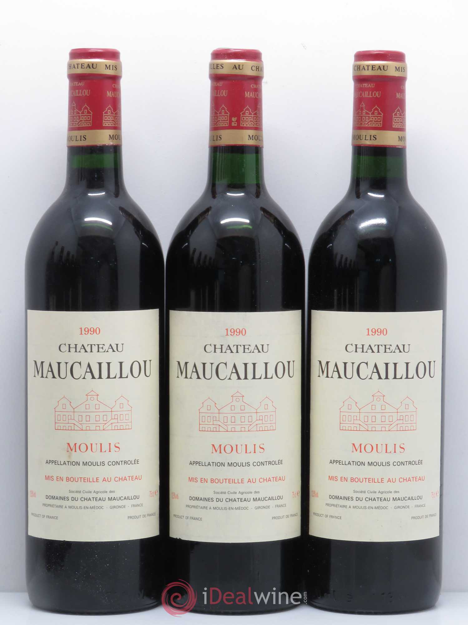 Château Maucaillou 1990 - Lot de 12 bouteilles - 2