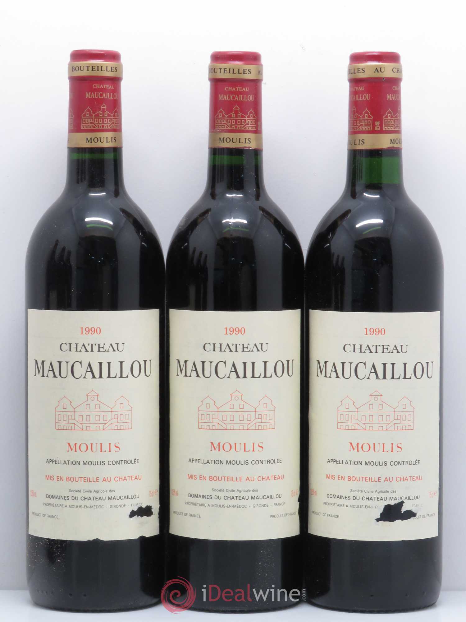 Château Maucaillou 1990 - Lot de 12 bouteilles - 3