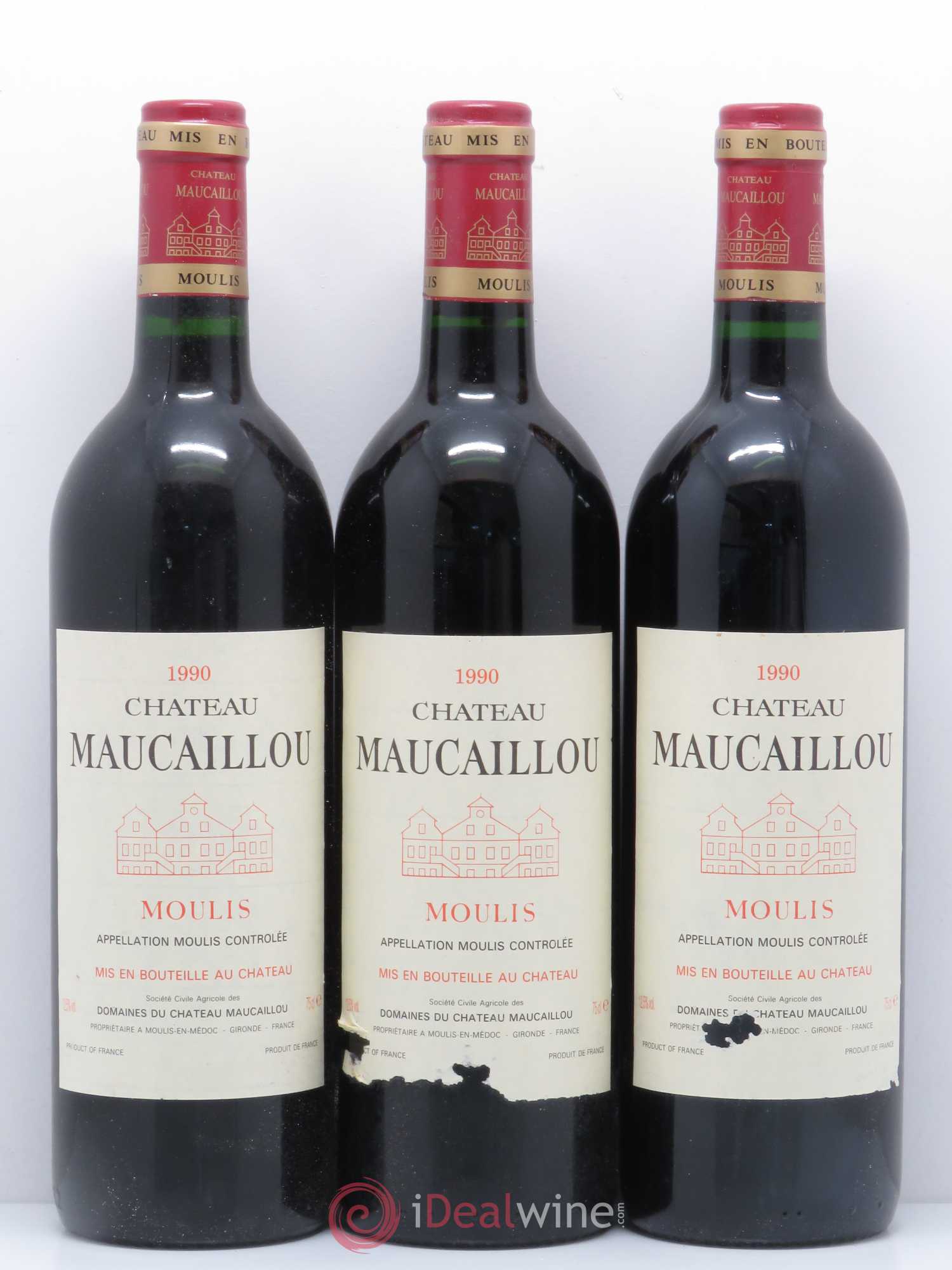 Château Maucaillou 1990 - Lot de 12 bouteilles - 4
