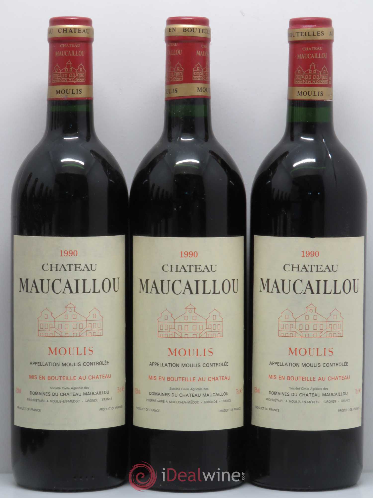 Château Maucaillou 1990 - Lot de 12 bouteilles - 2