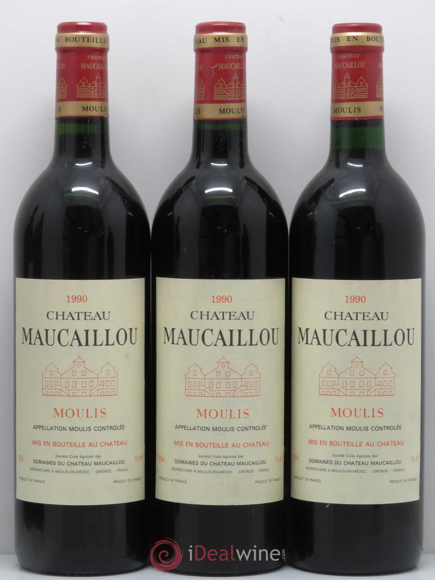Château Maucaillou 1990 - Lot de 12 bouteilles - 3