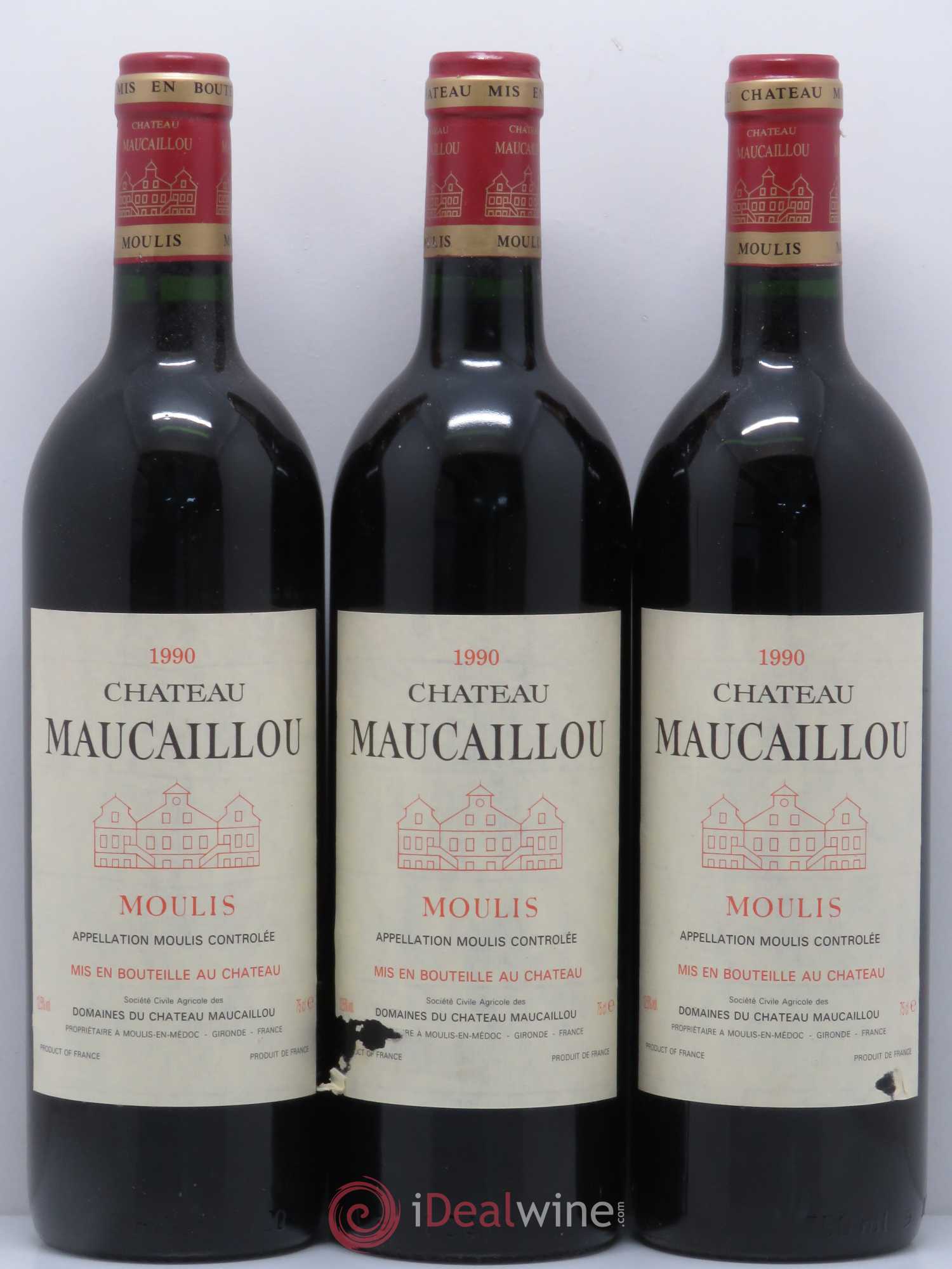 Château Maucaillou 1990 - Lot de 12 bouteilles - 4