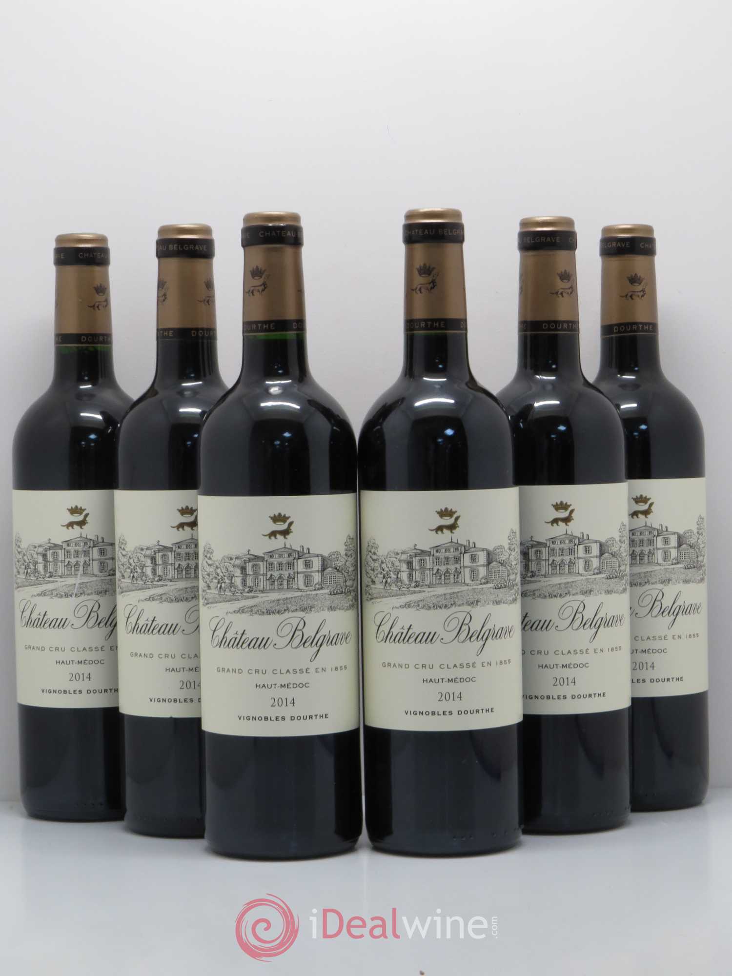 Château Belgrave 5ème Grand Cru Classé 2014 - Lot de 6 bouteilles - 0