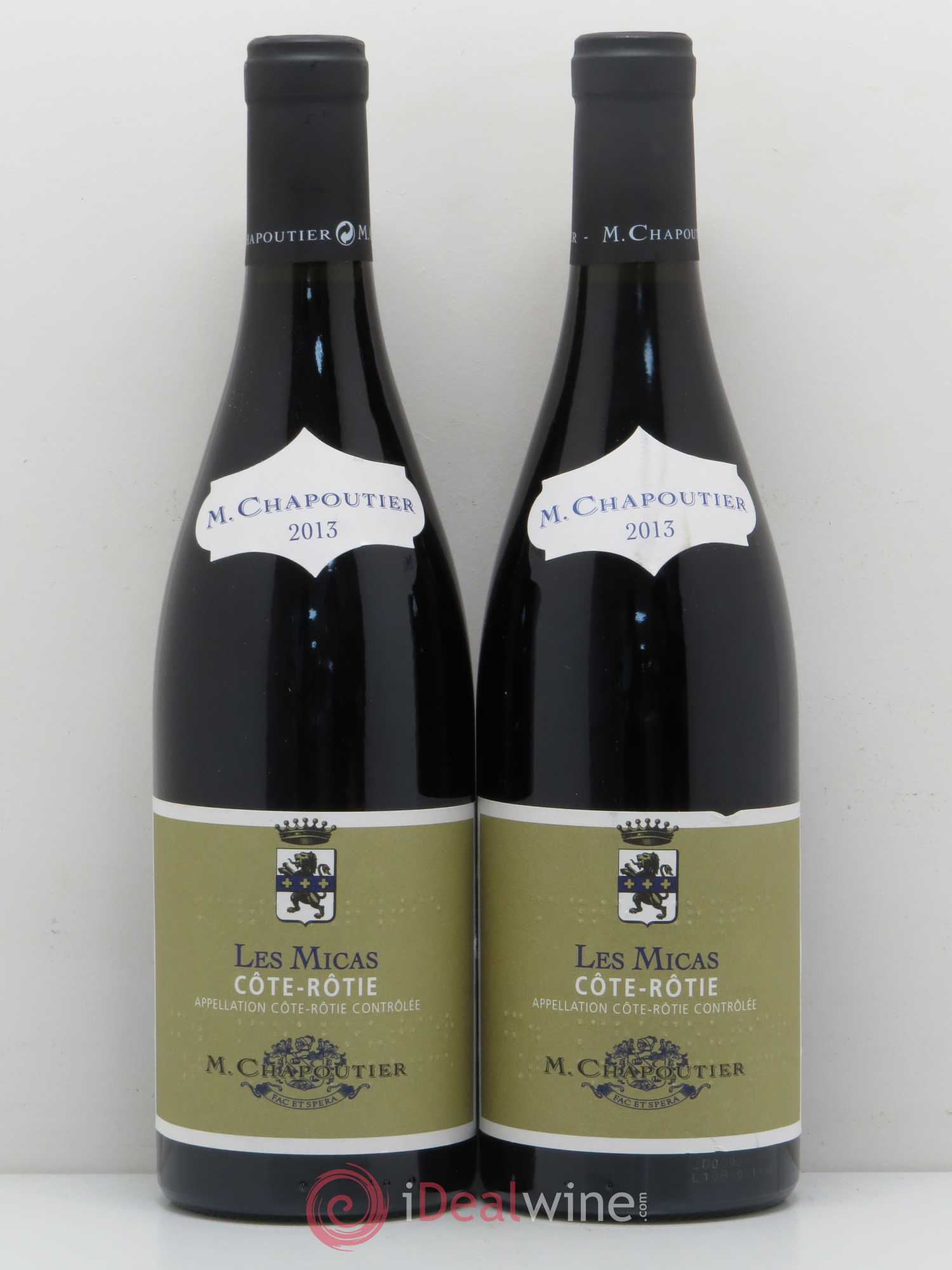 Côte-Rôtie Chapoutier Les Micas Chapoutier 2013 - Posten von 2 Flaschen - 0