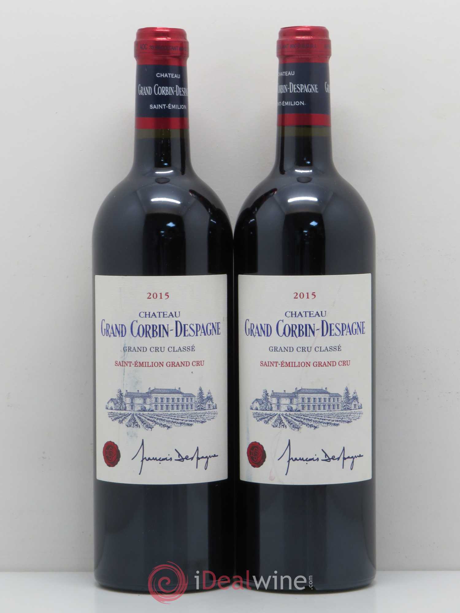 Château Grand Corbin Despagne Grand Cru Classé 2015 - Lot de 5 bouteilles - 2