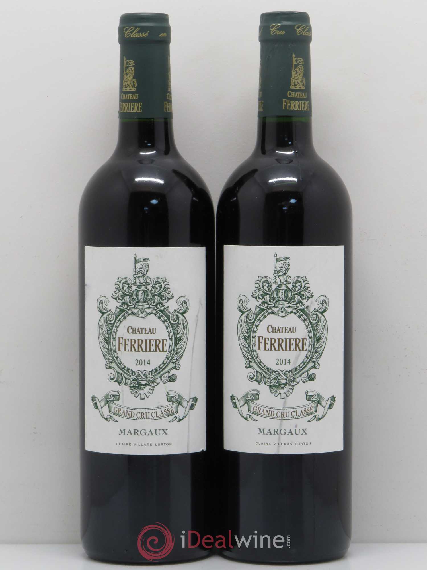 Château Ferrière 3ème Grand Cru Classé 2014 - Lot de 2 bouteilles - 0