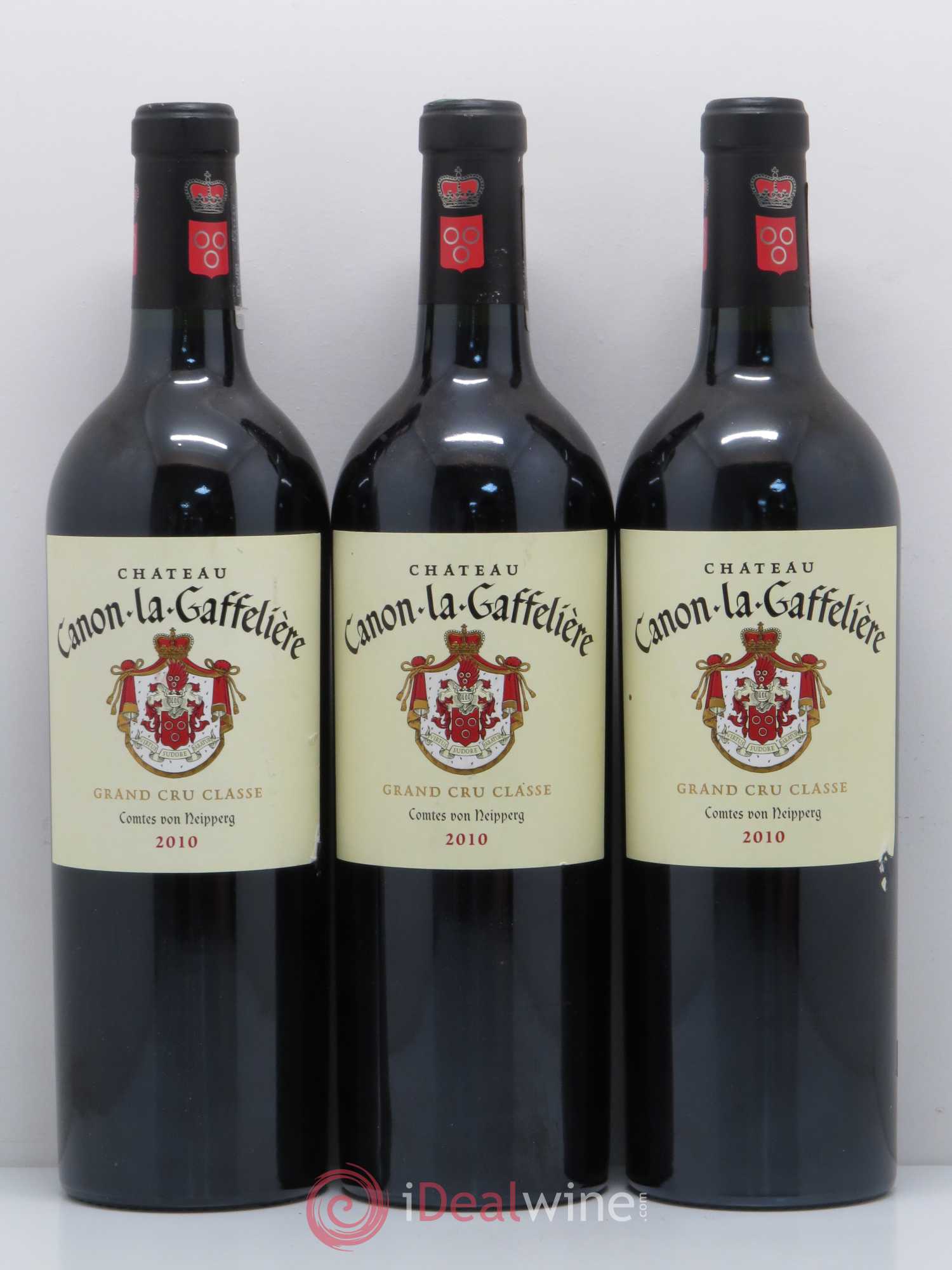 Château Canon la Gaffelière 1er Grand Cru Classé B 2010 - Lot de 3 bouteilles - 0