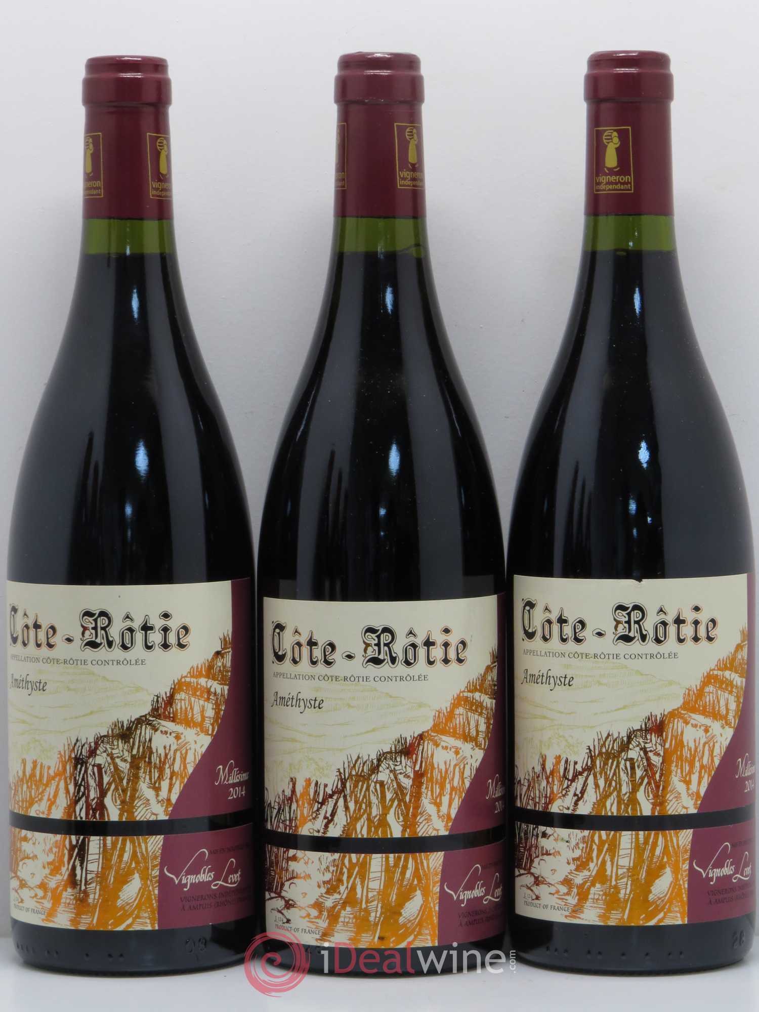 Côte-Rôtie Améthyste Vignobles Levet 2014 - Lot de 6 bouteilles - 1