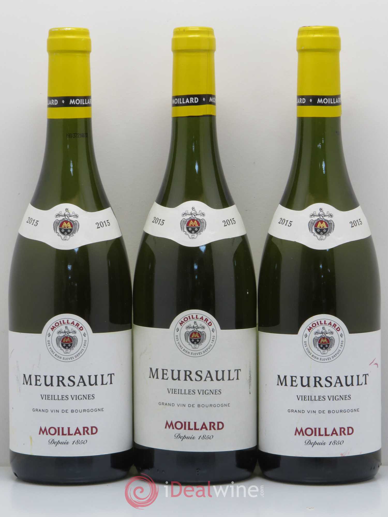 Meursault Vieilles Vignes Moillard 2015 - Posten von 3 Flaschen - 0