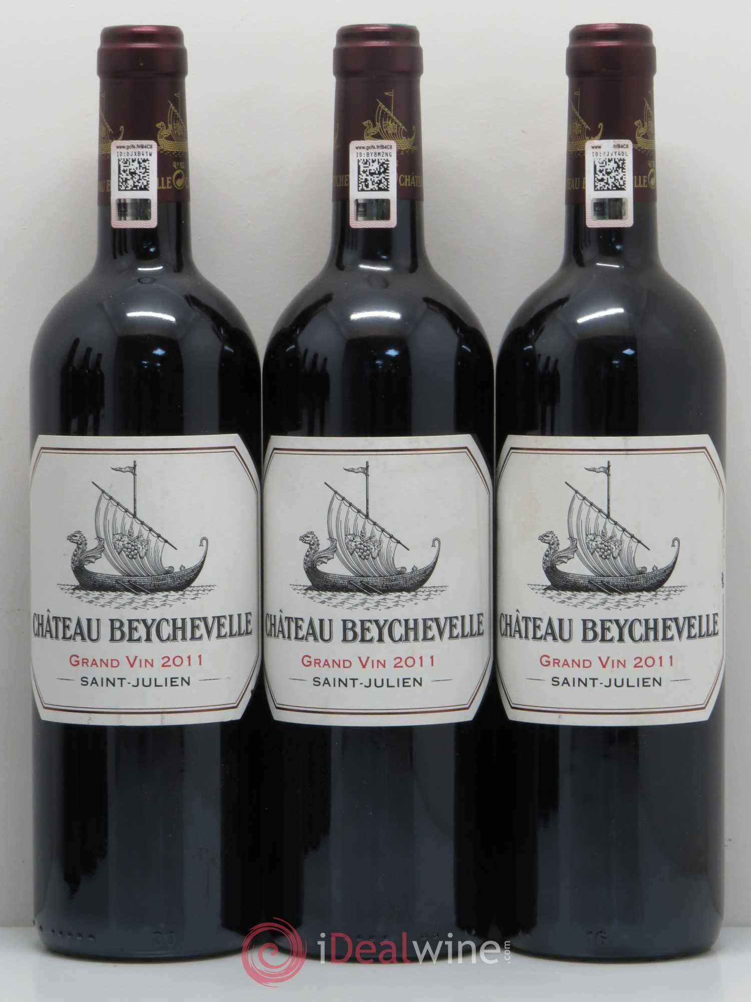 Château Beychevelle 4ème Grand Cru Classé 2011 - Lot de 6 bouteilles - 1