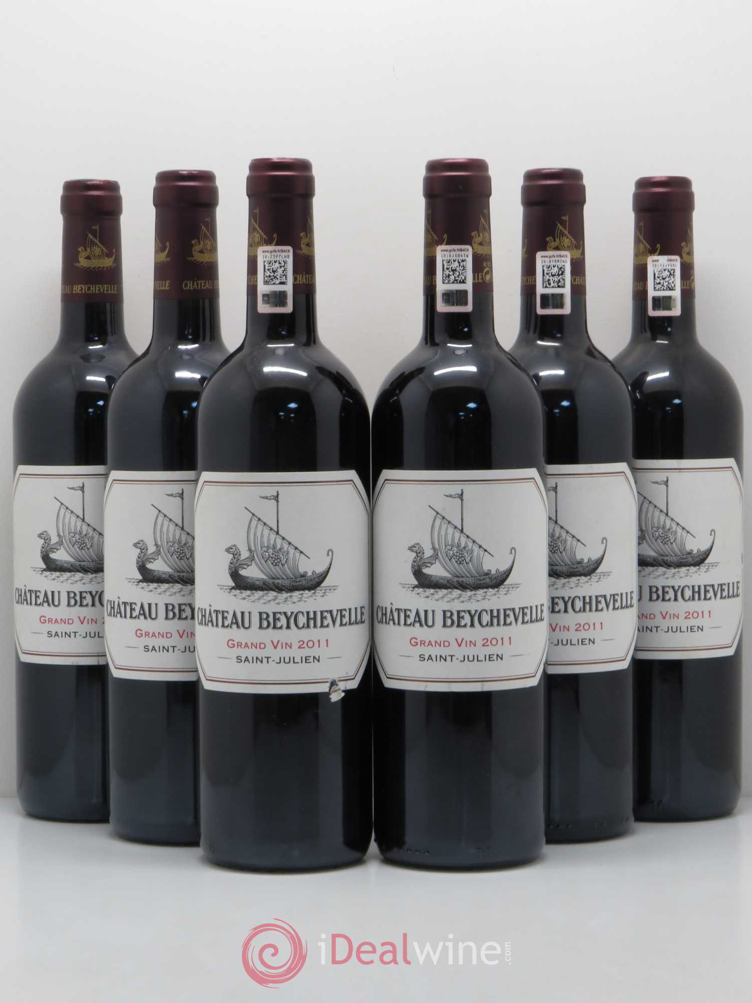 Château Beychevelle 4ème Grand Cru Classé 2011 - Lot de 6 bouteilles - 0