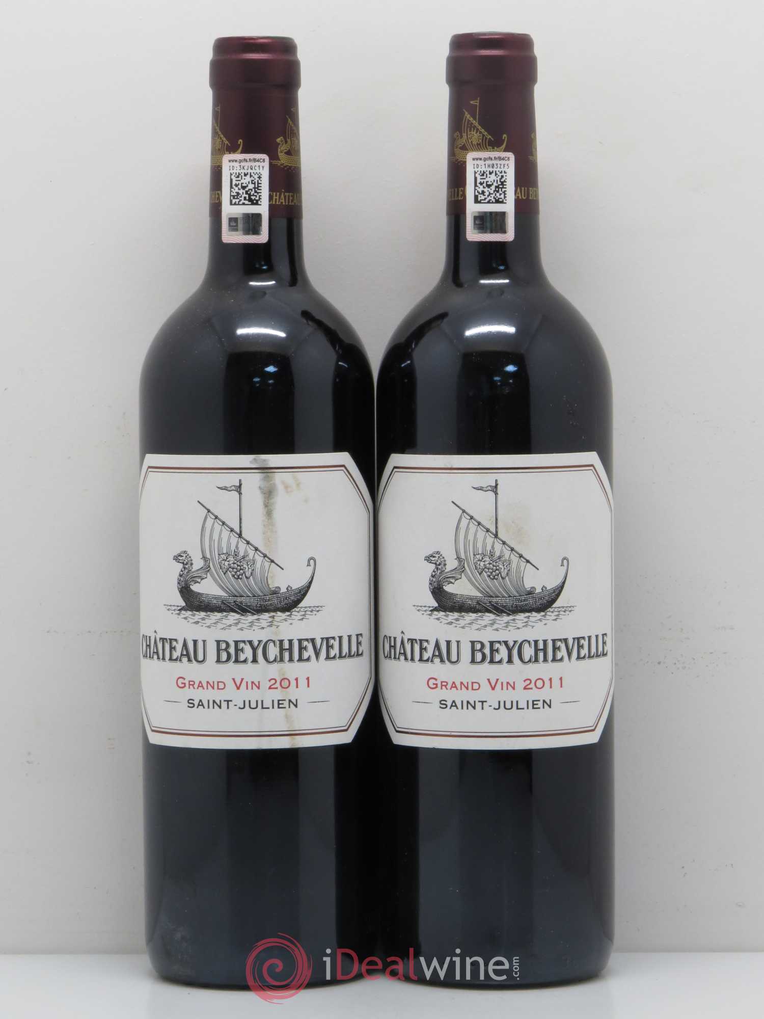 Château Beychevelle 4ème Grand Cru Classé 2011 - Lot de 2 bouteilles - 0