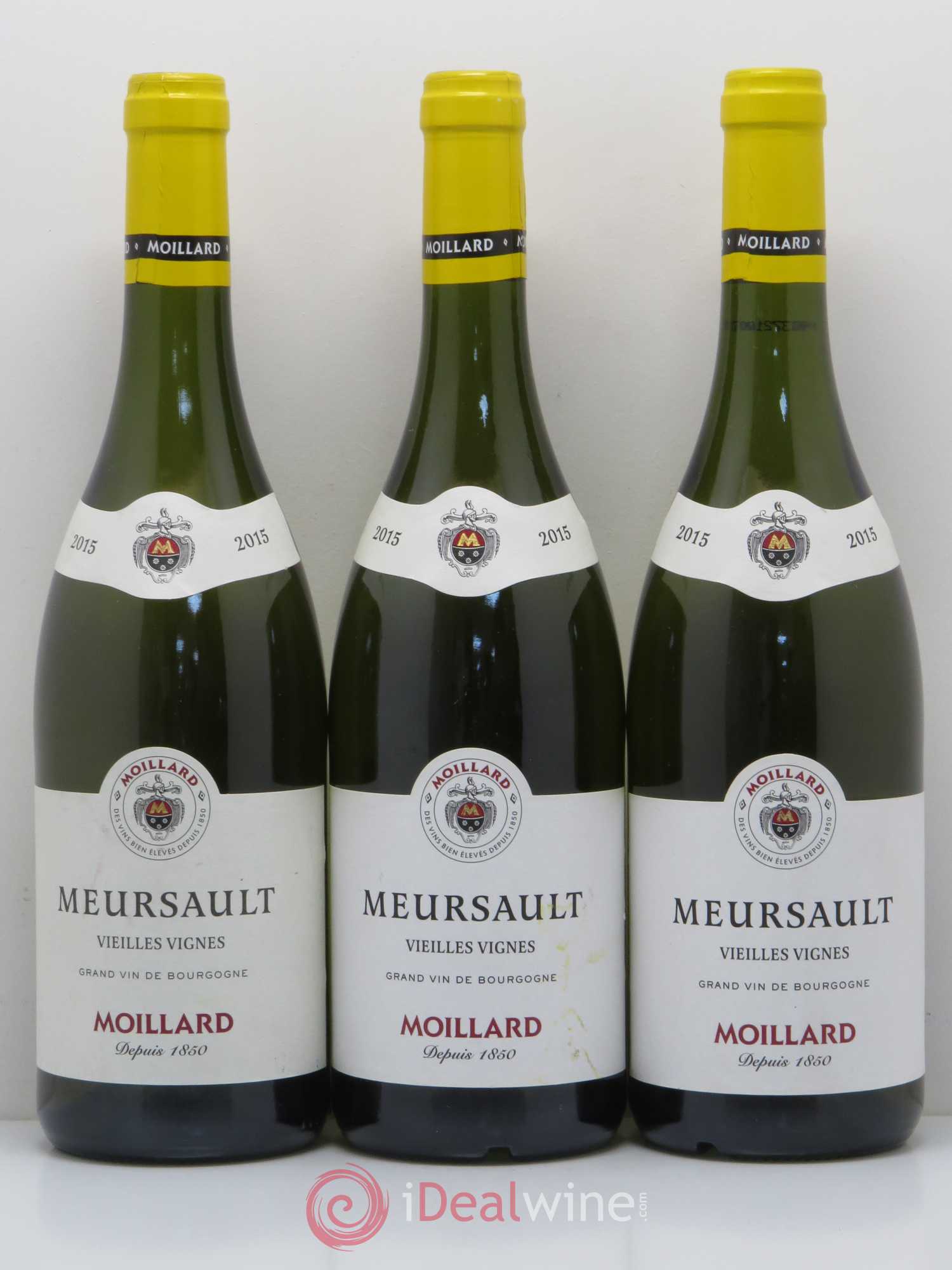 Meursault Vieilles Vignes Moillard 2015 - Posten von 6 Flaschen - 2