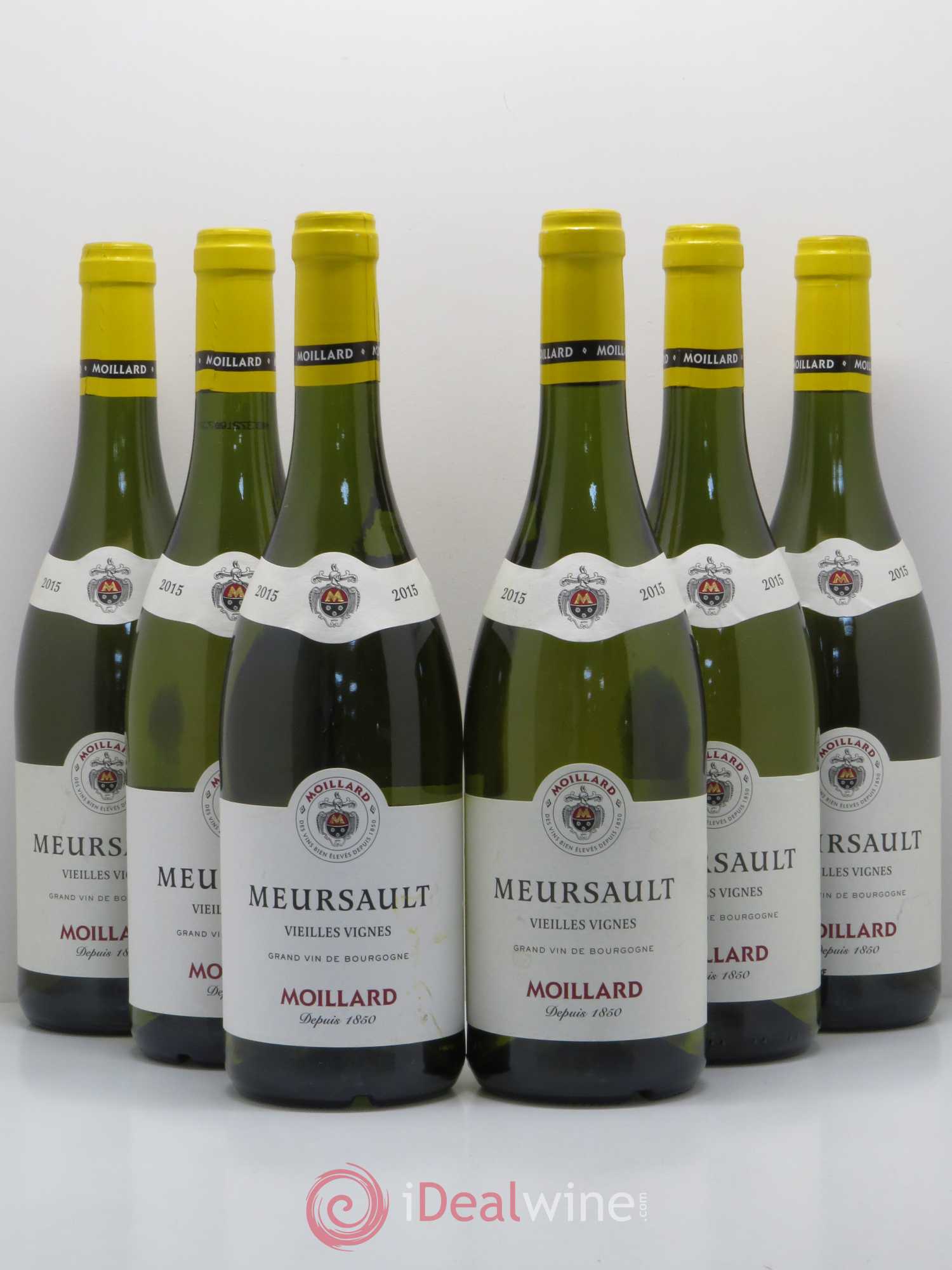 Meursault Vieilles Vignes Moillard 2015 - Posten von 6 Flaschen - 0