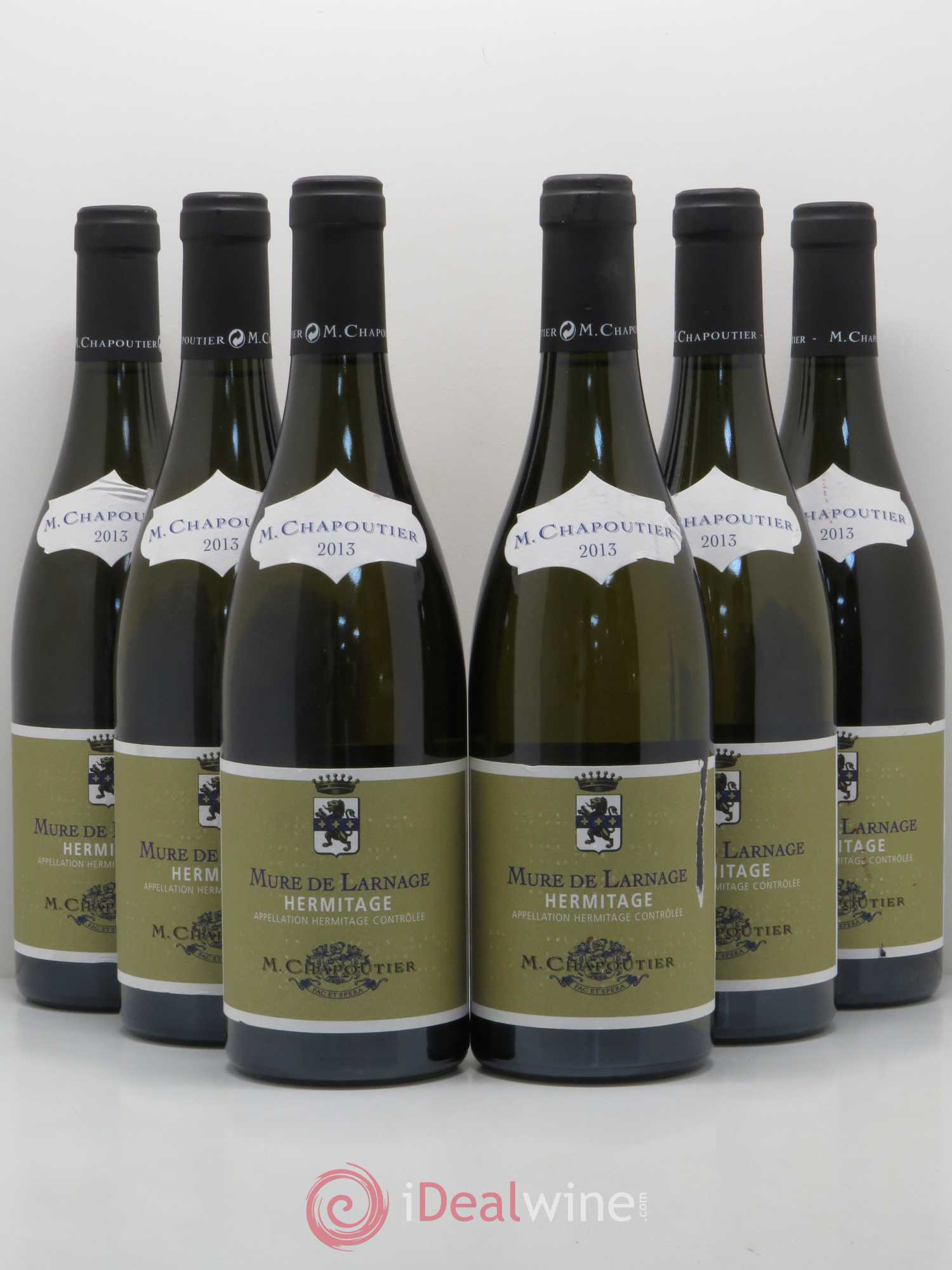Hermitage Mure De Larnage Chapoutier 2013 - Posten von 6 Flaschen - 0