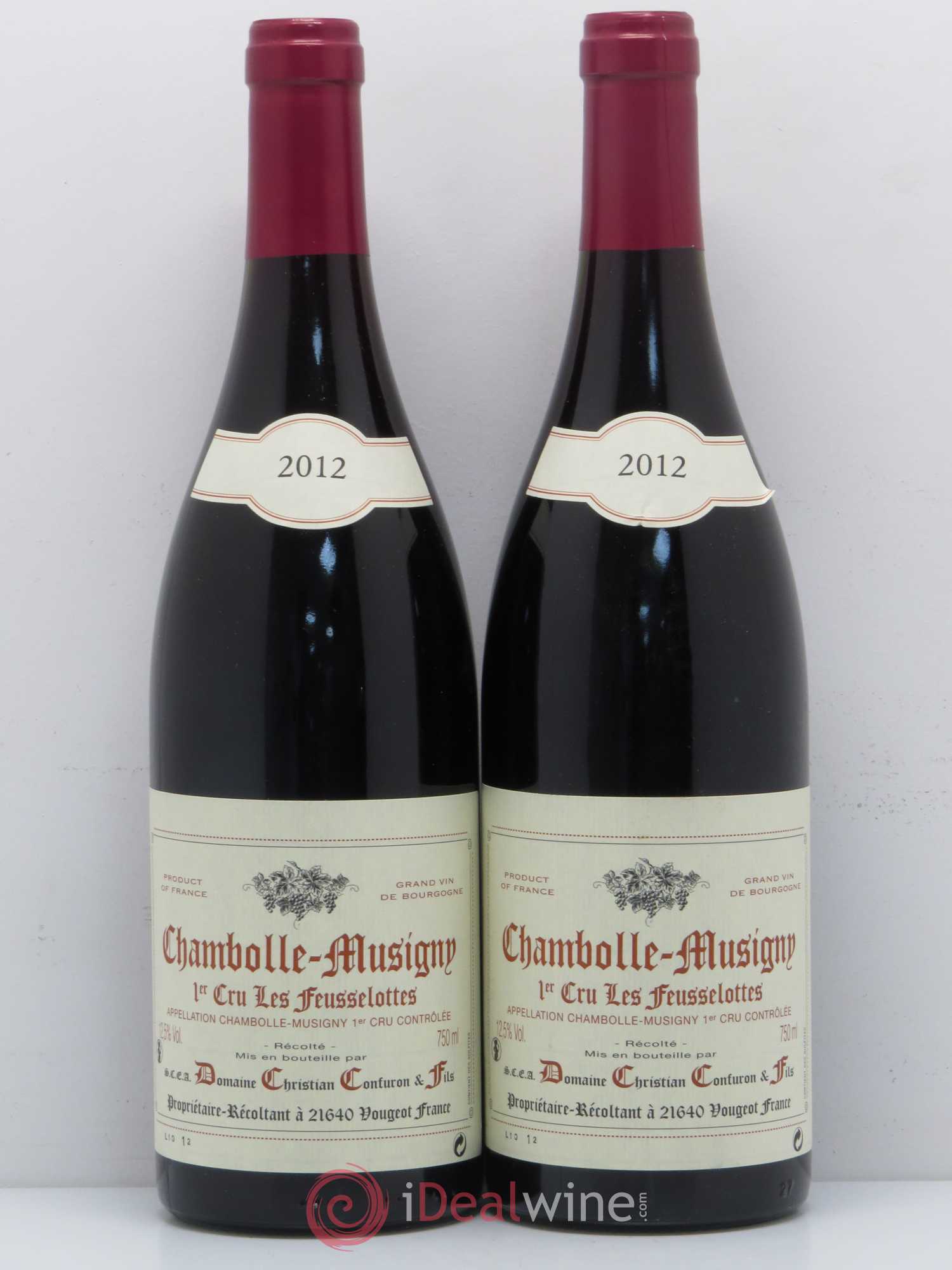Chambolle-Musigny 1er Cru Les Feusselottes Domaine Christian Confuron & Fils 2012 - Posten von 2 Flaschen - 0