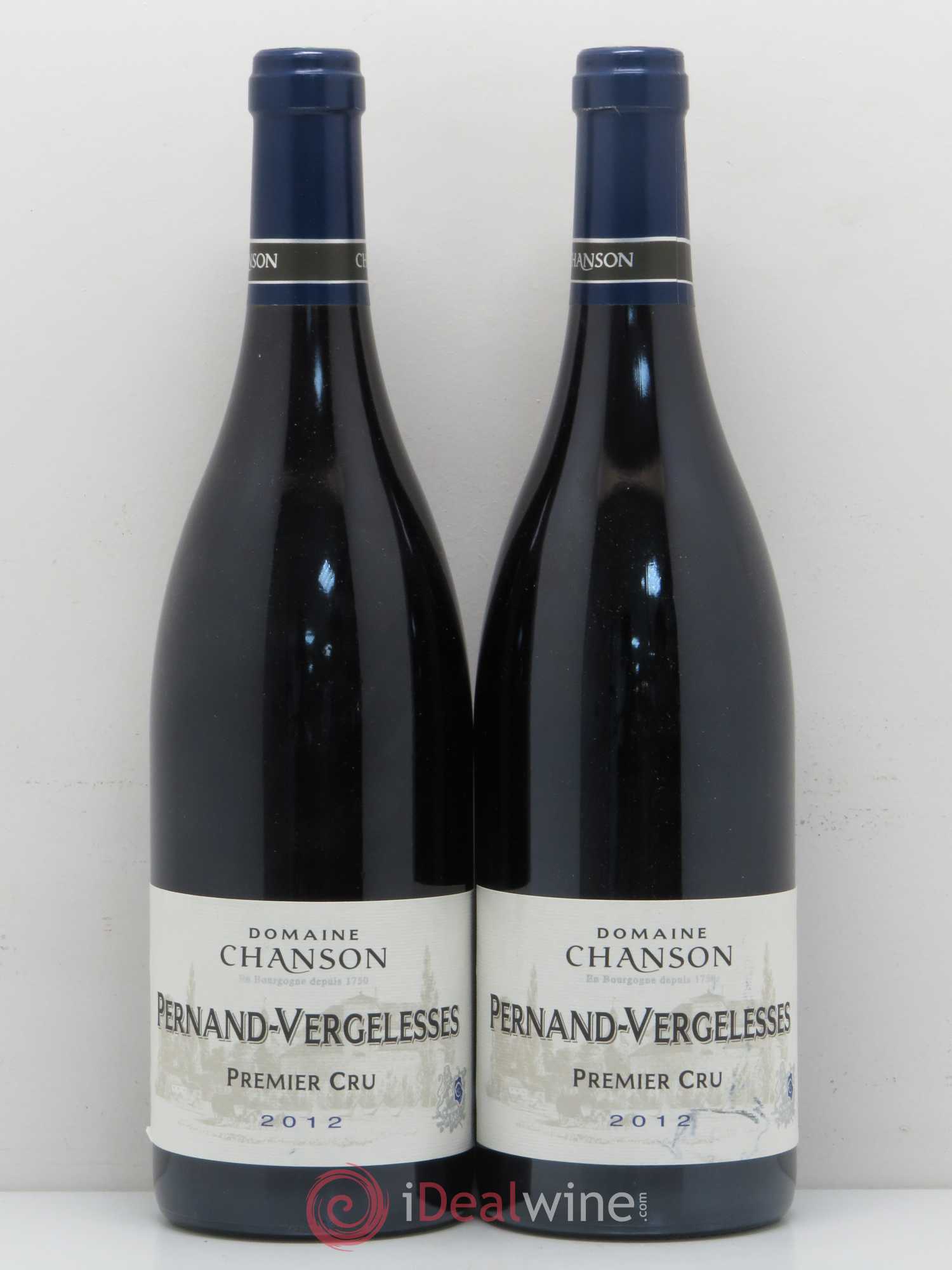 Pernand-Vergelesses 1er Cru Domaine Chanson 2012 - Lot de 2 bouteilles - 0