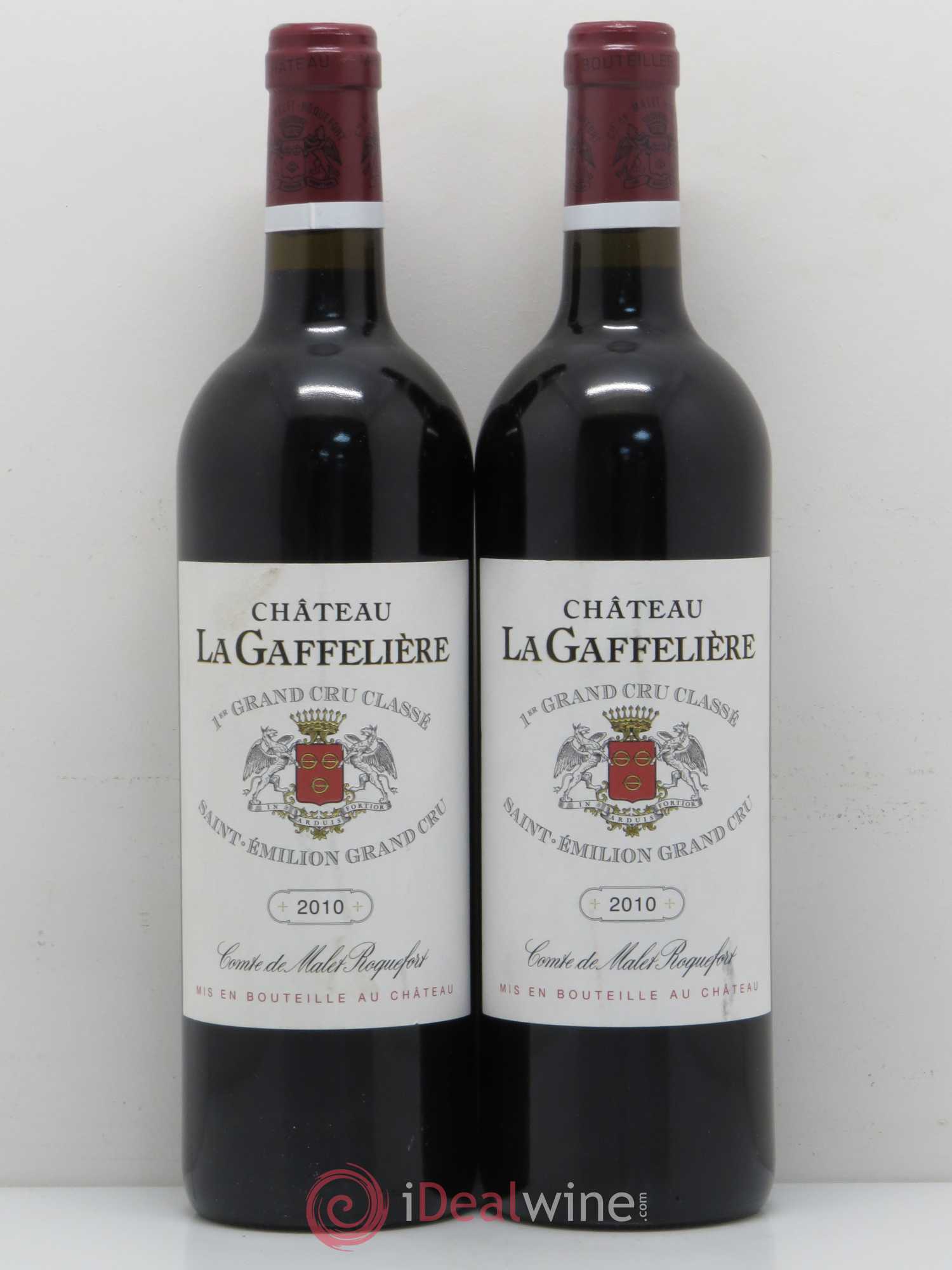 Château la Gaffelière 1er Grand Cru Classé B 2010 - Lot de 2 bouteilles - 0