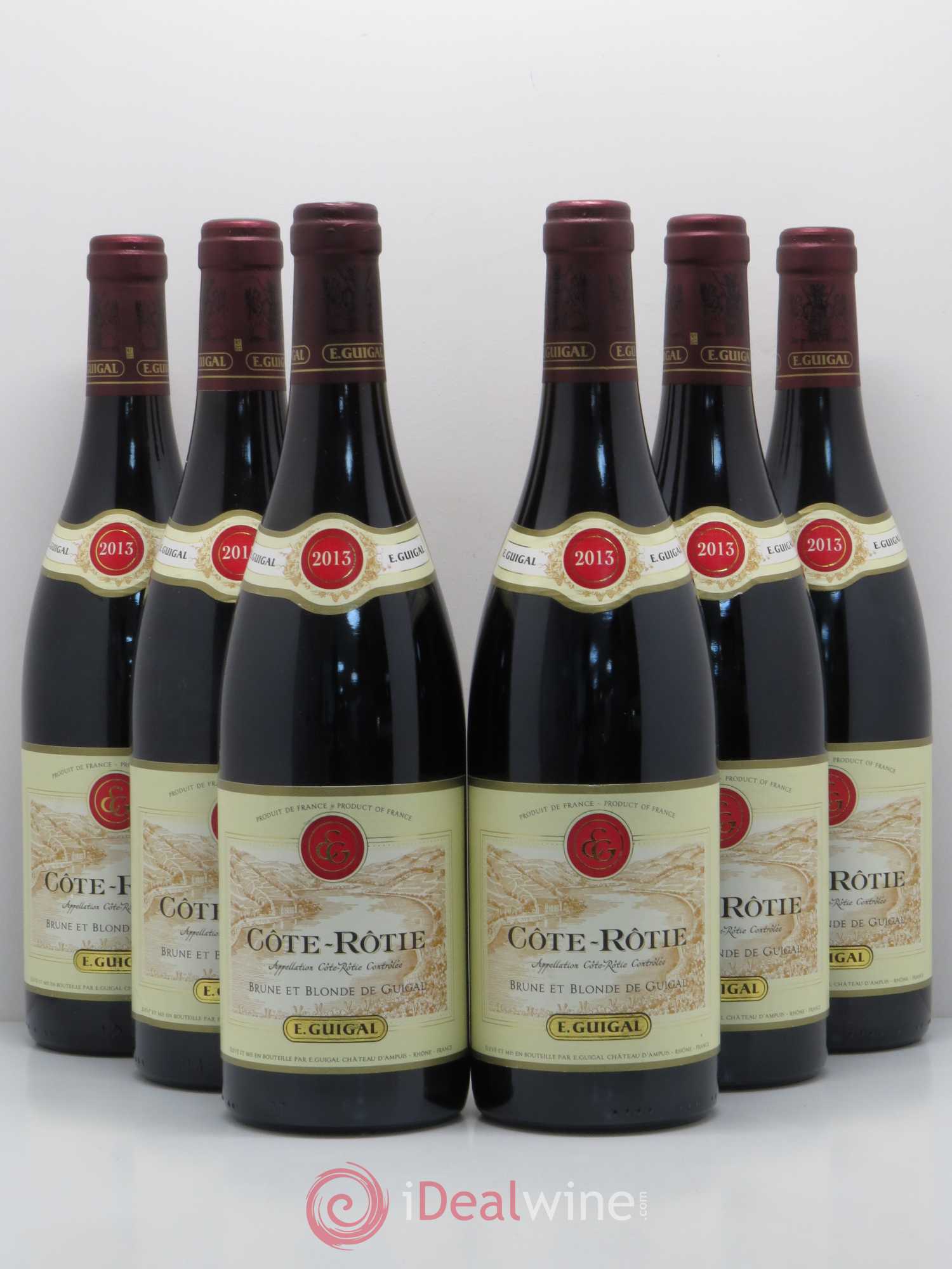 Côte-Rôtie Côtes Brune et Blonde Guigal 2013 - Lot de 6 bouteilles - 0