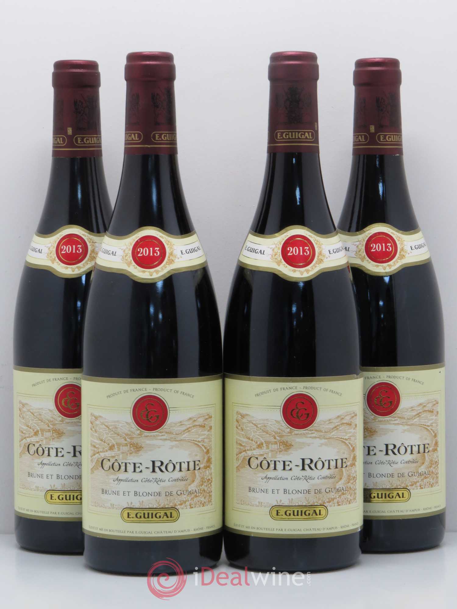 Côte-Rôtie Côtes Brune et Blonde Guigal 2013 - Lot de 4 bouteilles - 0