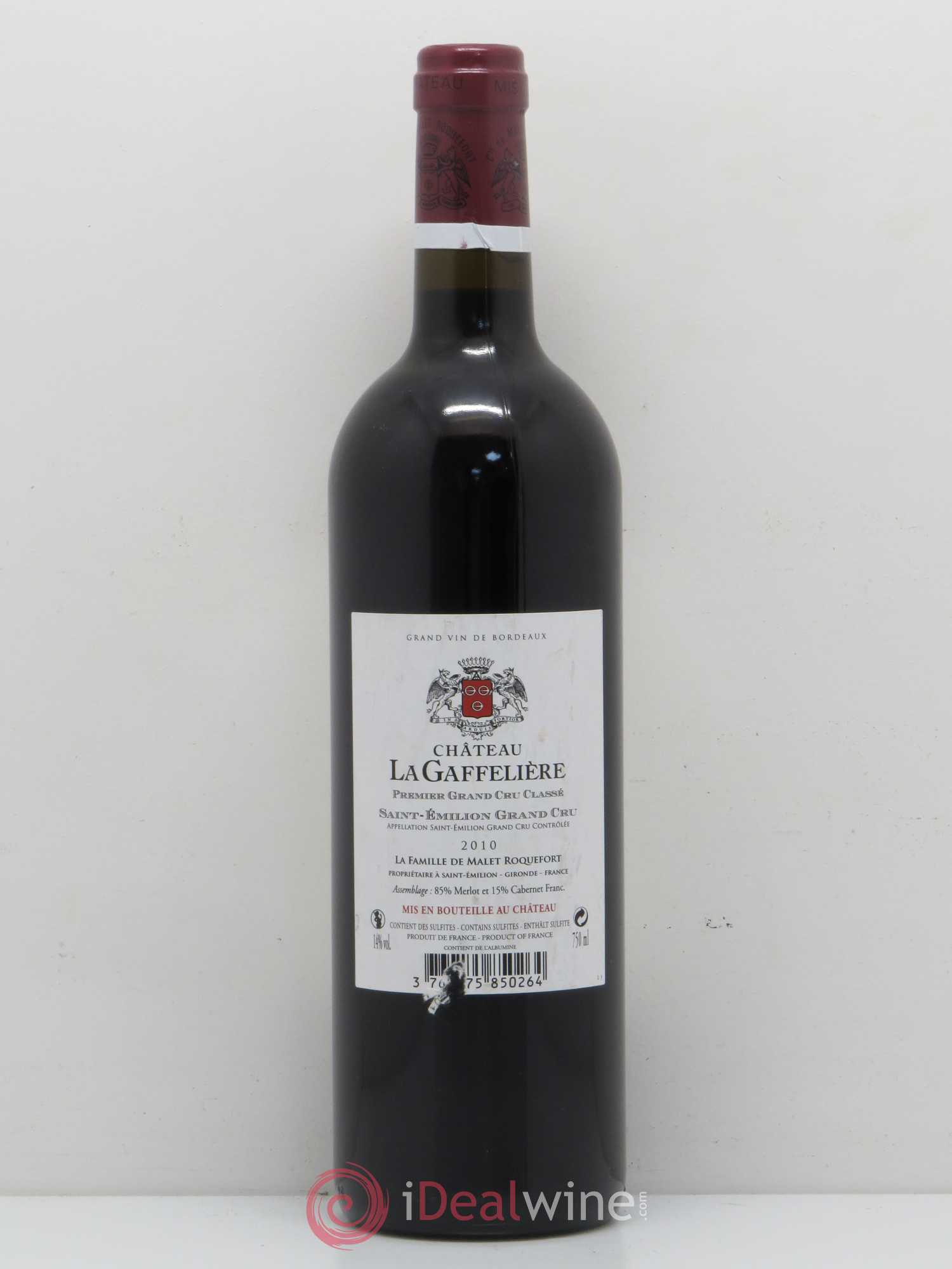 Château la Gaffelière 1er Grand Cru Classé B 2010 - Lot de 1 bouteille - 1