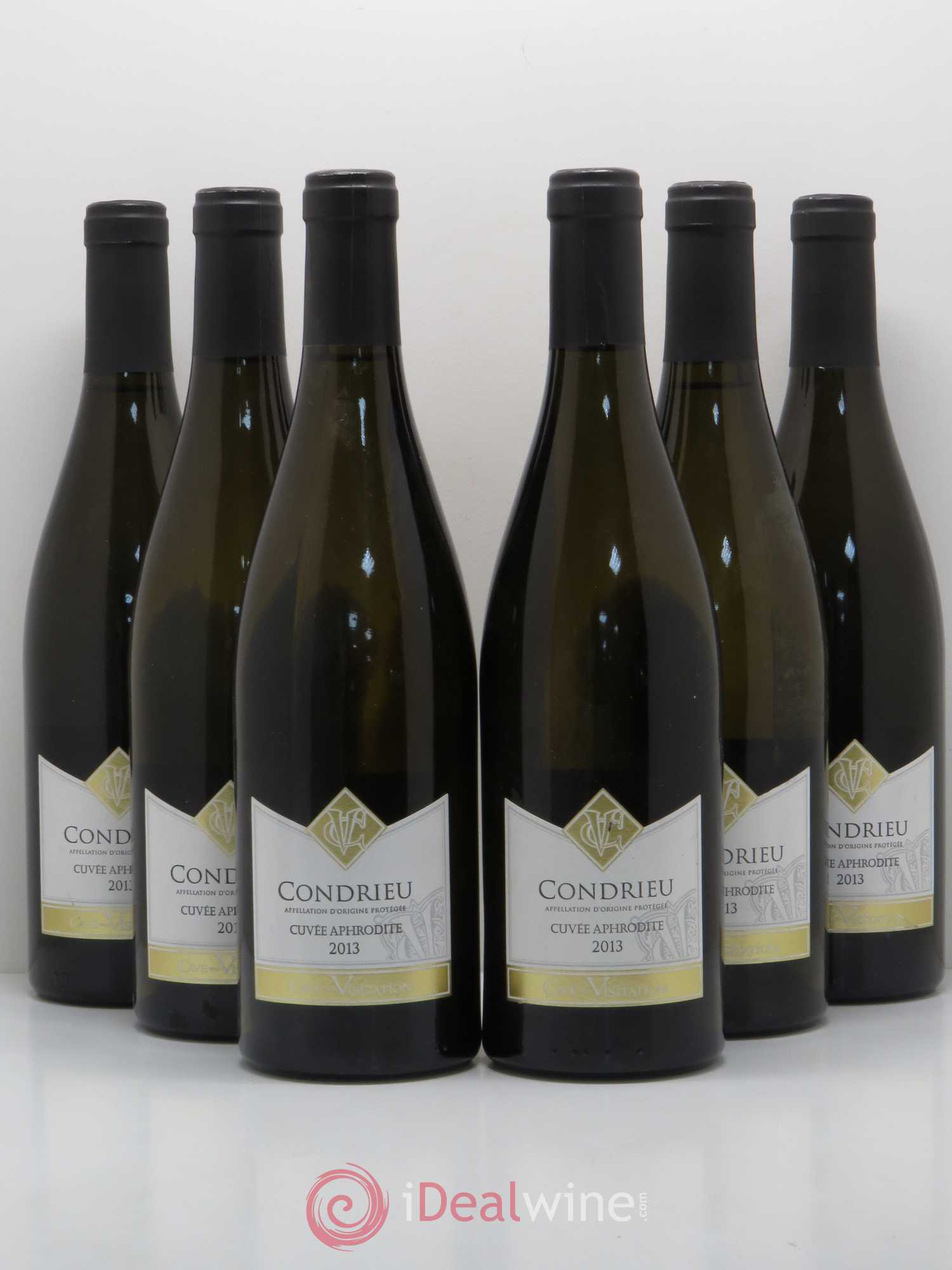 Condrieu Cuvée Aphrodite Cave de la Visitation 2013 - Posten von 6 Flaschen - 0