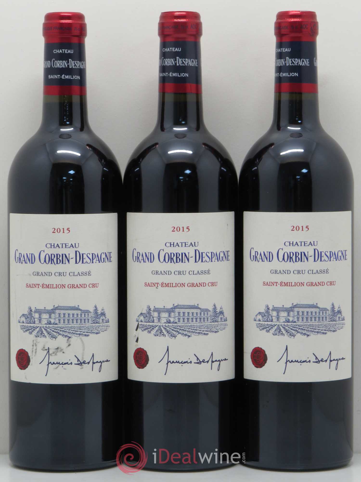 Château Grand Corbin Despagne Grand Cru Classé 2015 - Lot de 12 bouteilles - 3