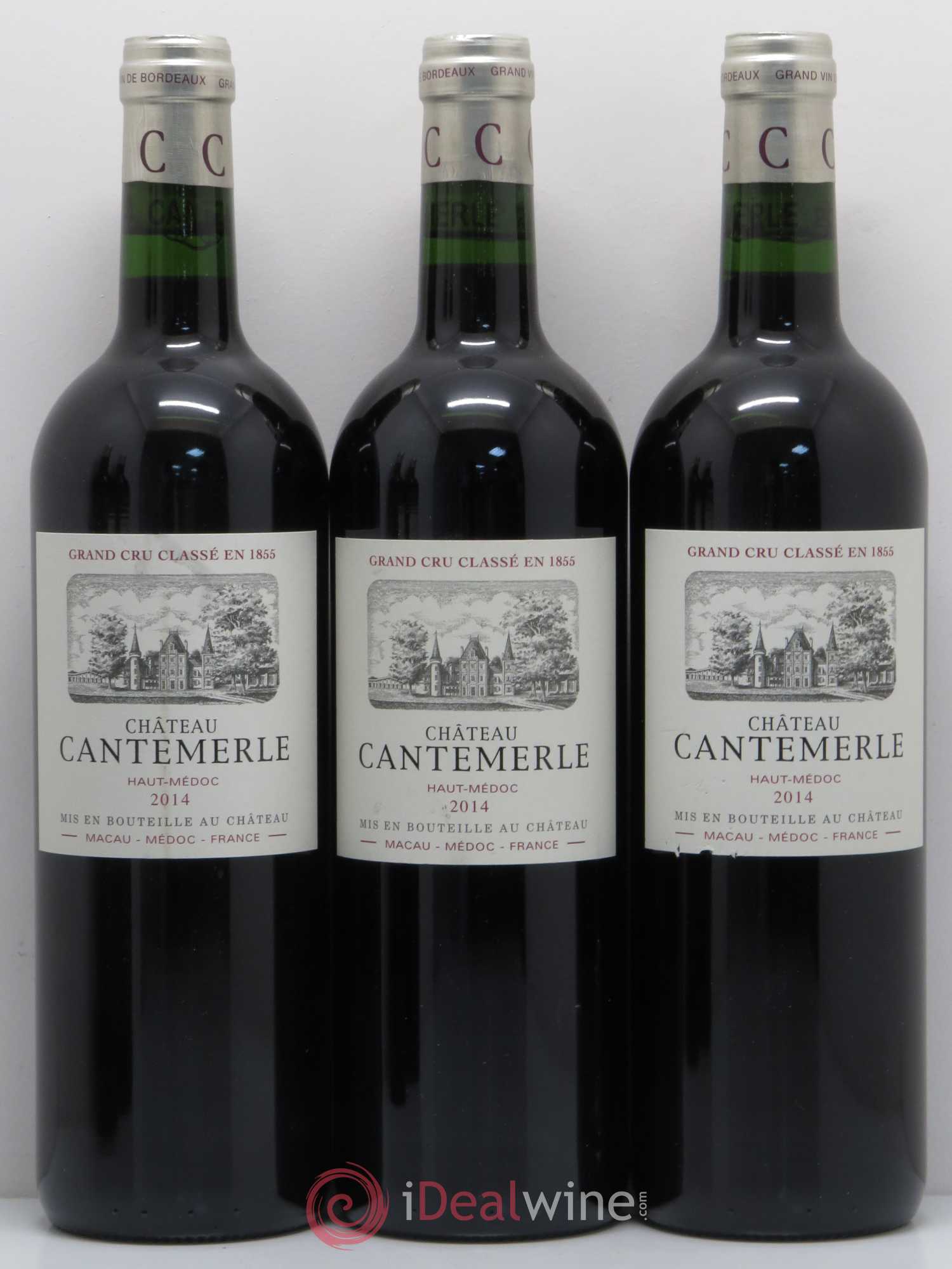 Château Cantemerle 5ème Grand Cru Classé 2014 - Lot de 5 bouteilles - 1
