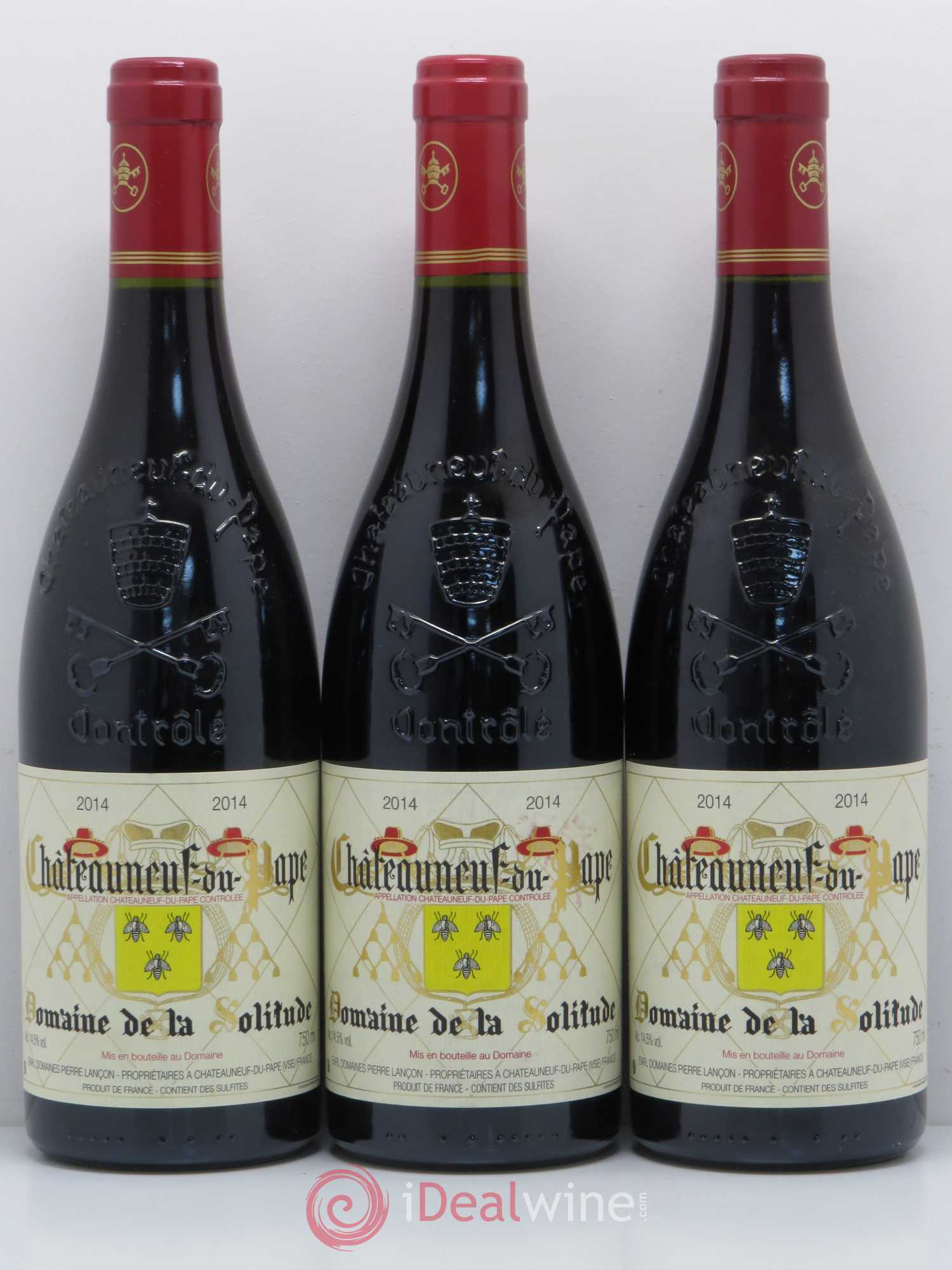 Châteauneuf-du-Pape Domaine de la Solitude 2014 - Lot de 3 bouteilles - 0