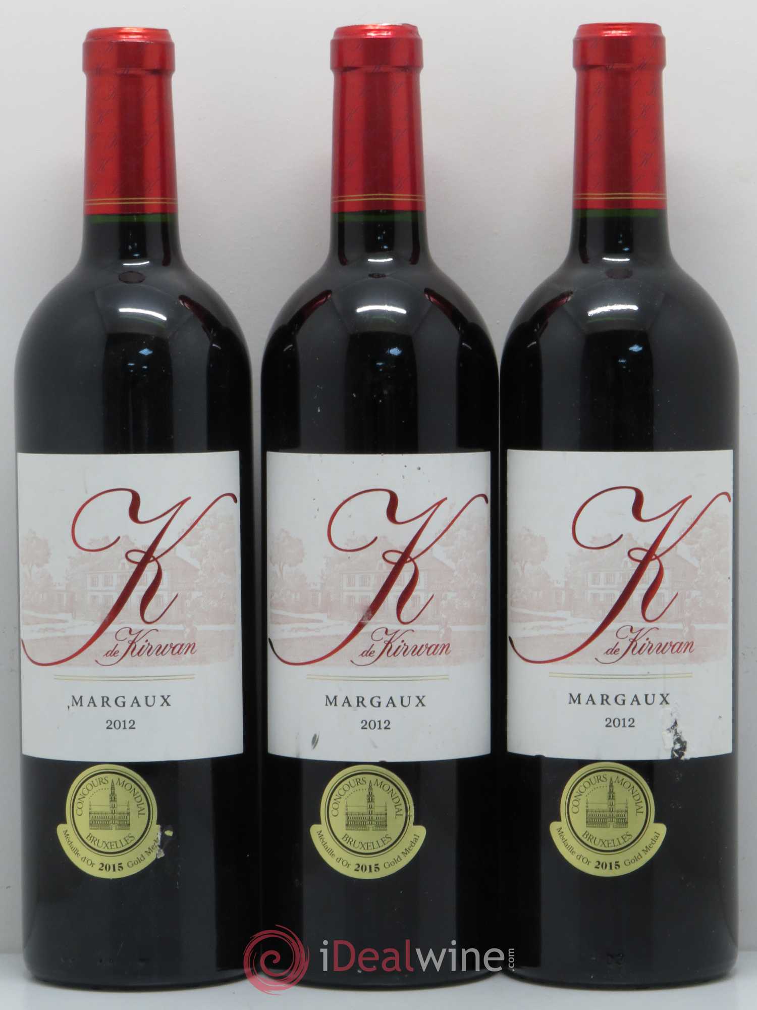 Bordeaux Margaux K de Kirwan 2012 - Posten von 6 Flaschen - 2
