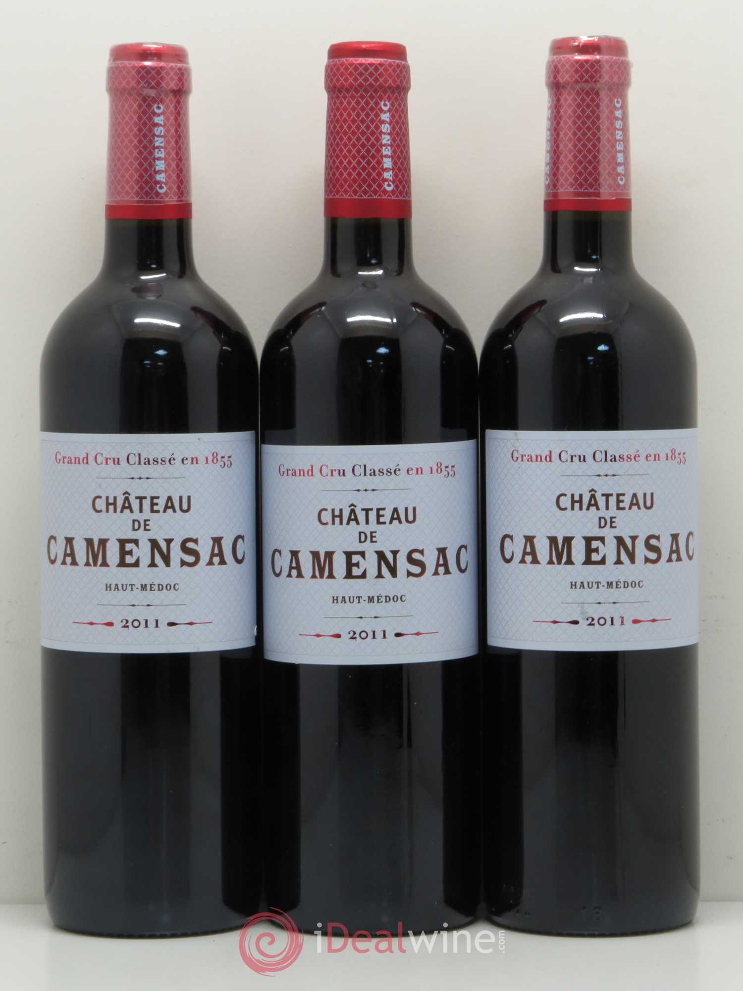 Château Camensac 5ème Grand Cru Classé 2011 - Lot de 3 bouteilles - 0
