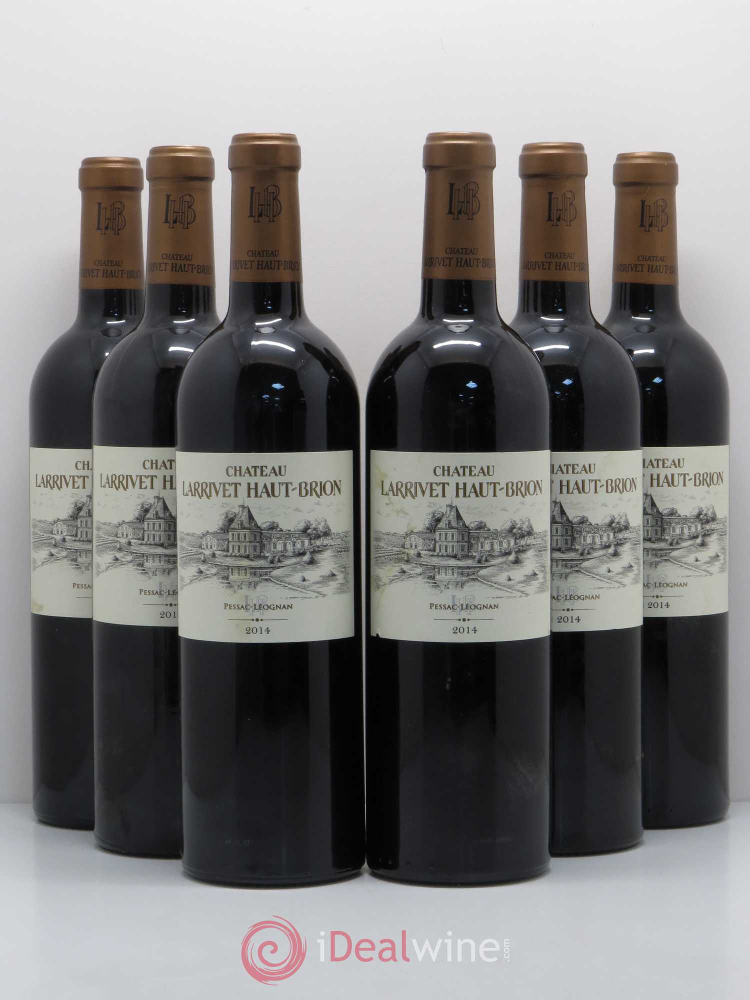 Château Larrivet Haut-Brion 2014 - Lot de 6 bouteilles - 0