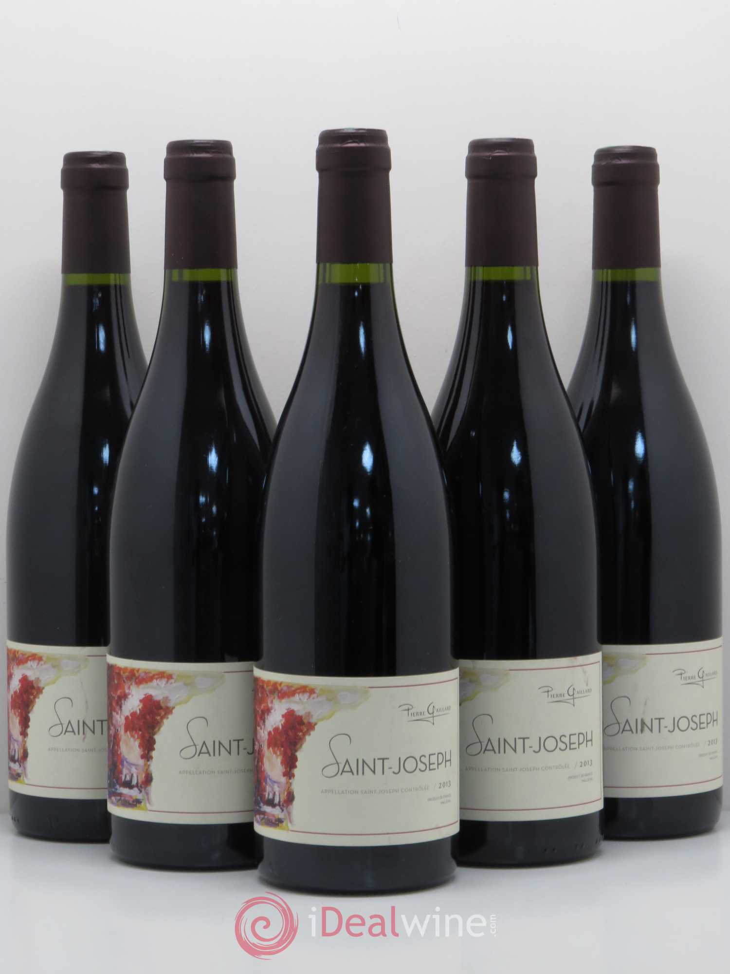 Saint-Joseph Pierre Gaillard 2013 - Lot de 5 bouteilles - 0