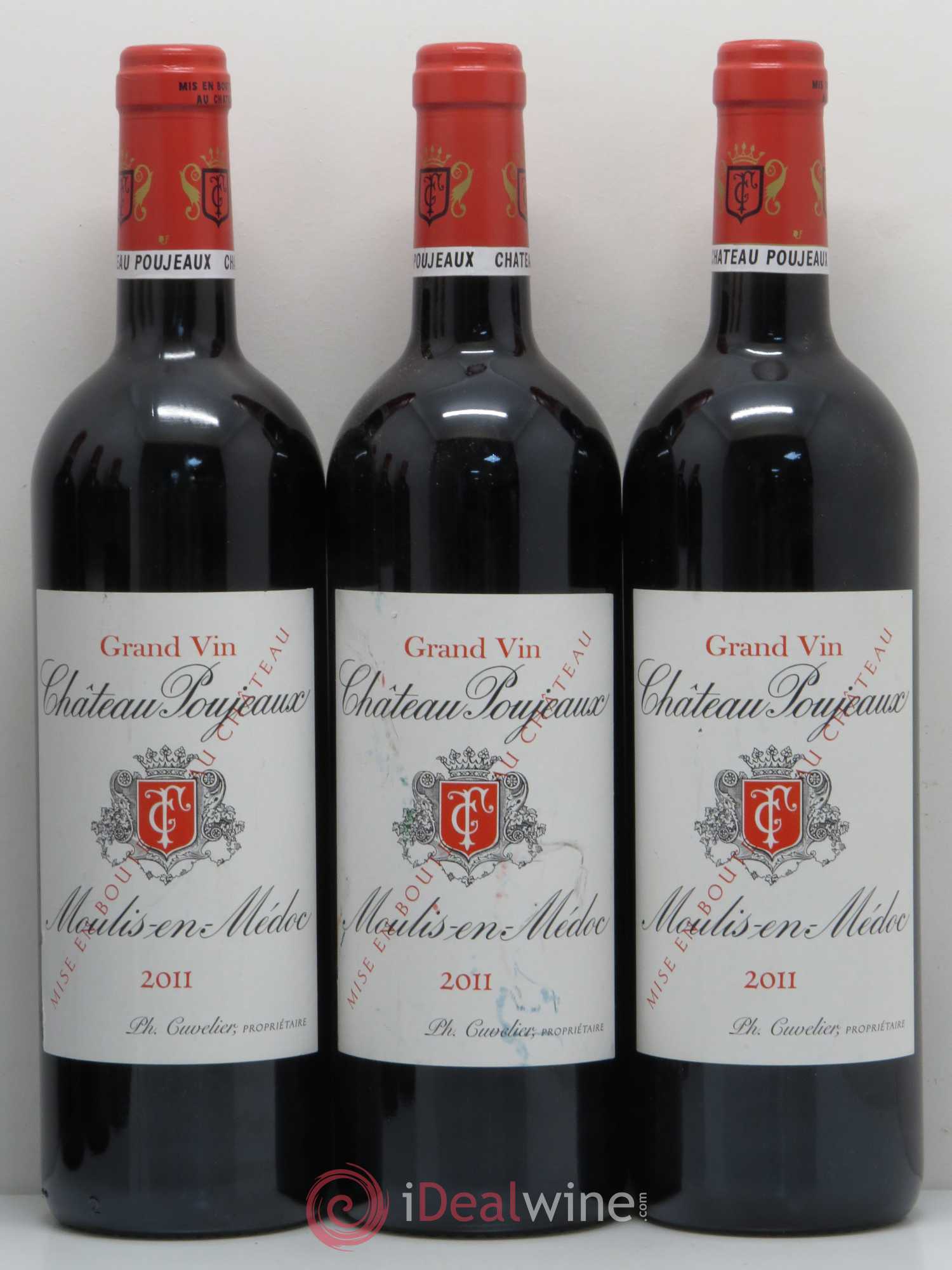 Château Poujeaux 2011 - Lot de 6 bouteilles - 1